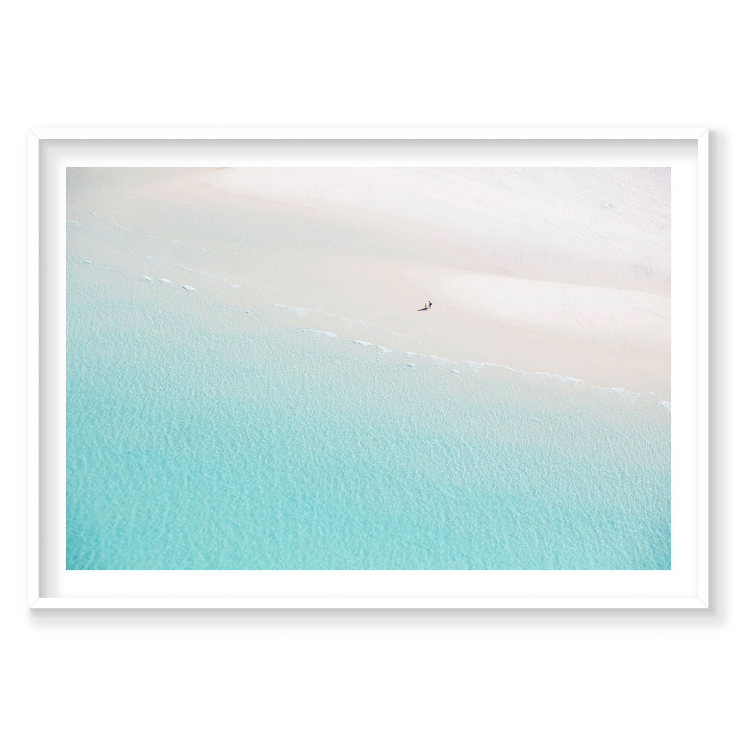 Deserted, Whitehaven Beach, Horizontal Print