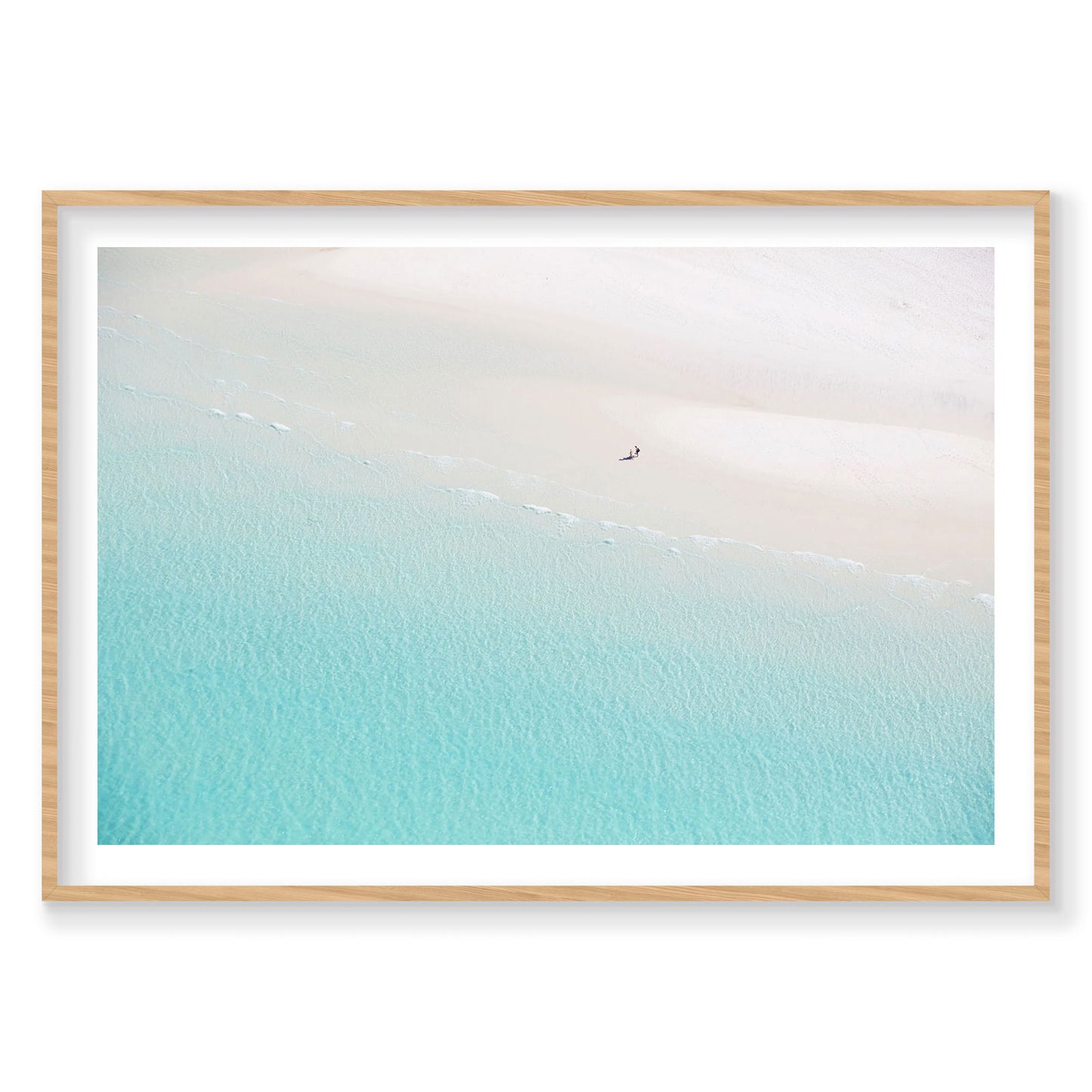 Deserted, Whitehaven Beach, Horizontal Print