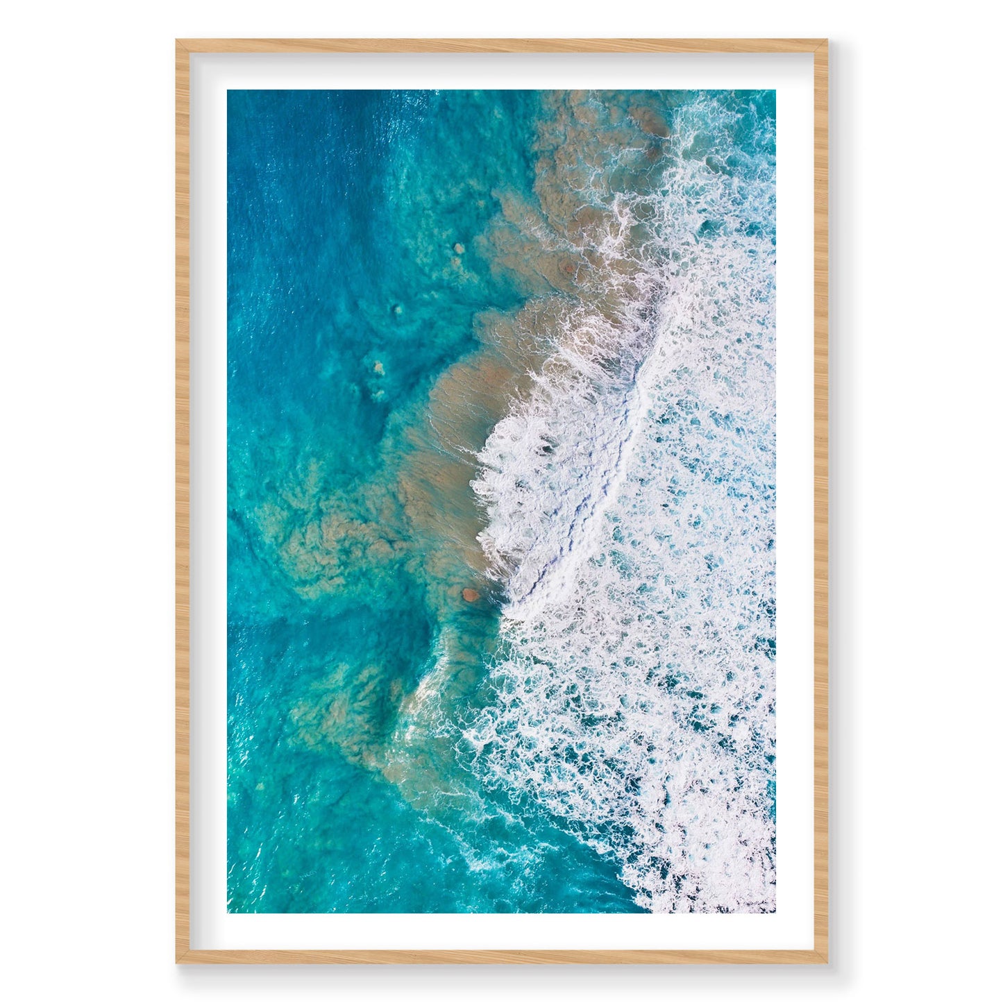 Whitewash, Kalbarri, Vertical Print