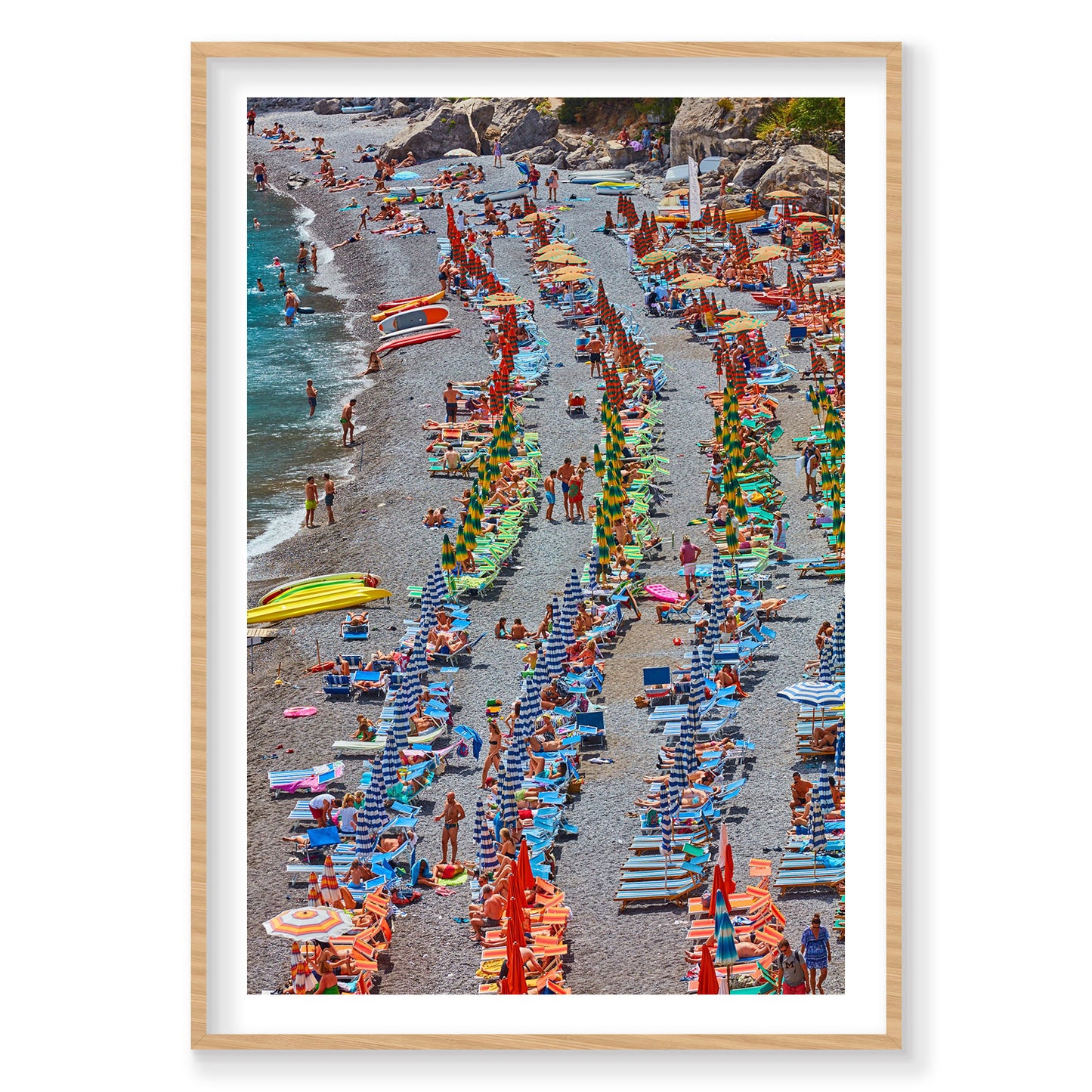 Fornillo Beach, Amalfi Coast, Vertical Print