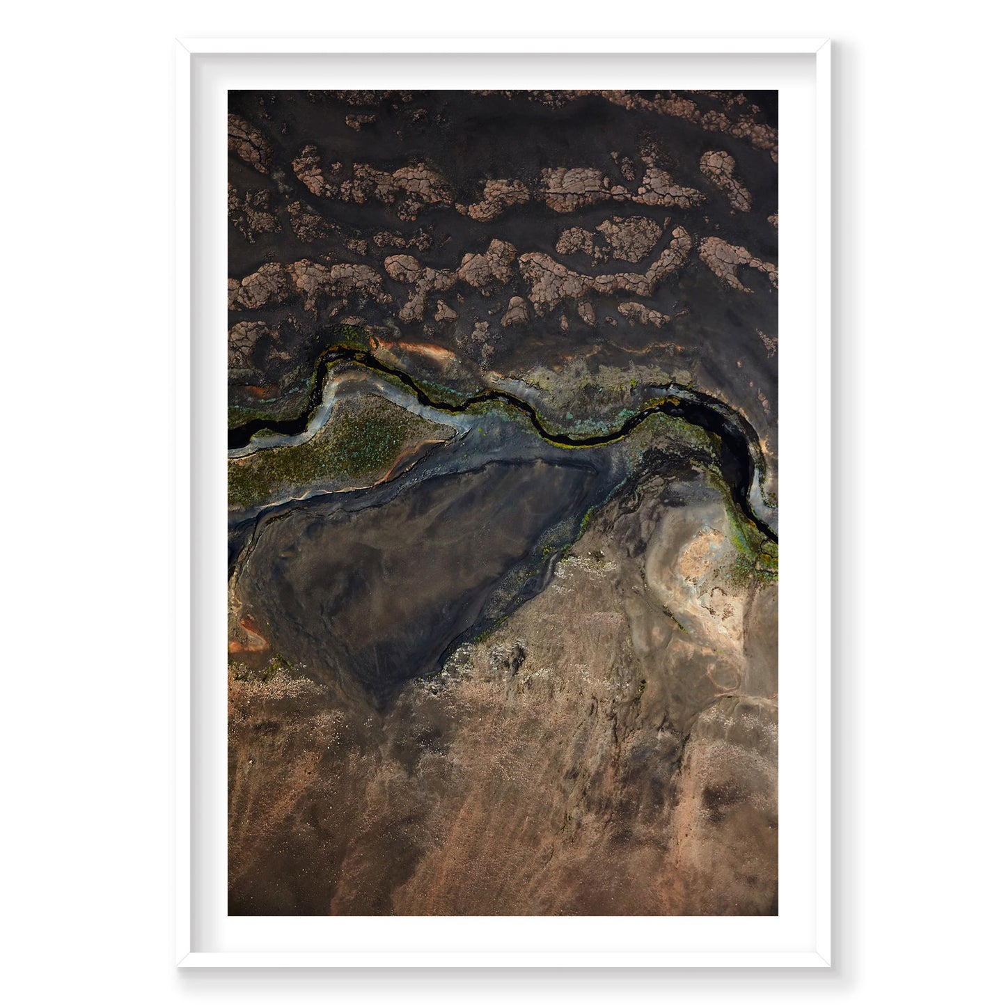 Life, Iceland, Vertical Print