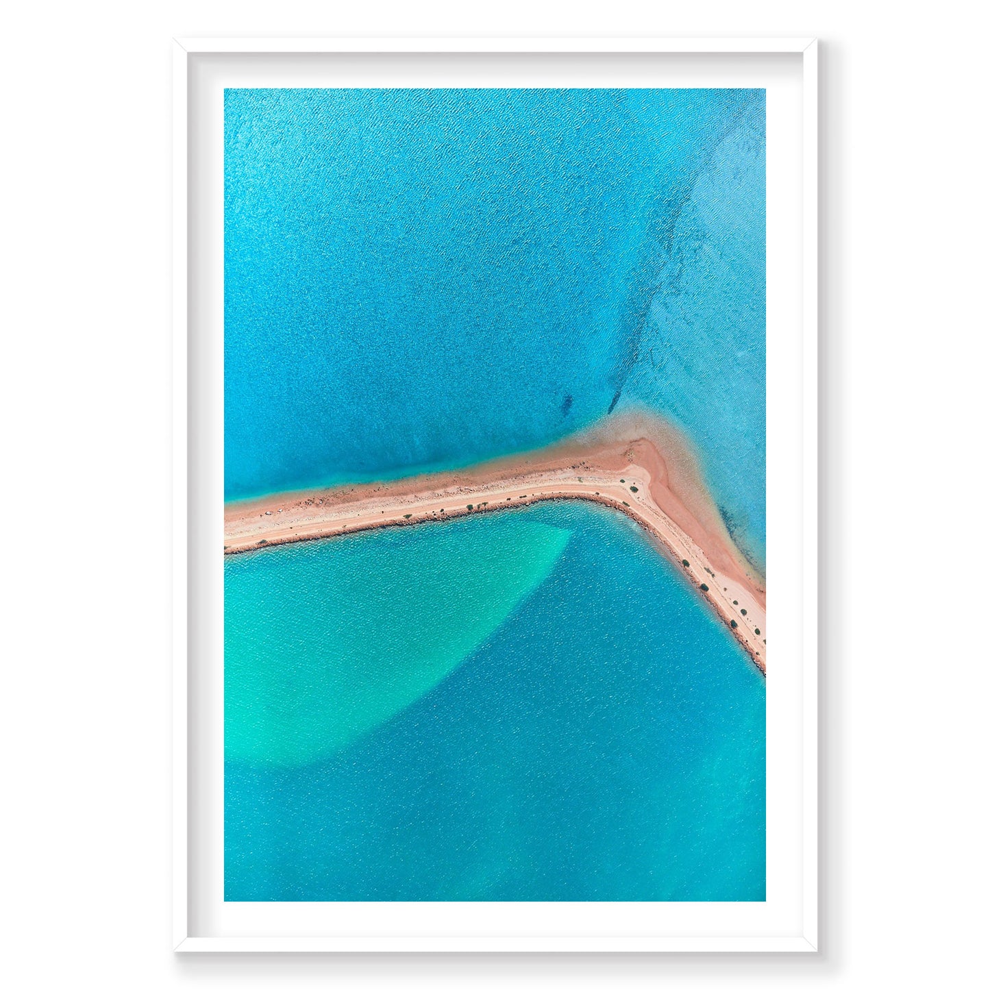 Ocean Blue, Carrarang, Vertical Print