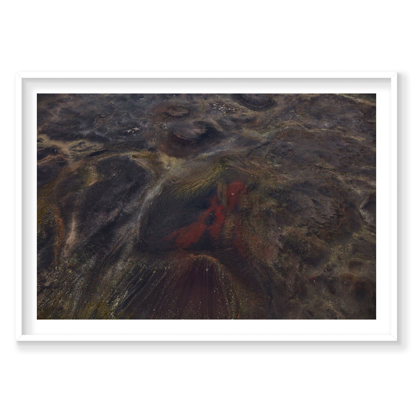 Red Earth, Iceland, Horizontal Print
