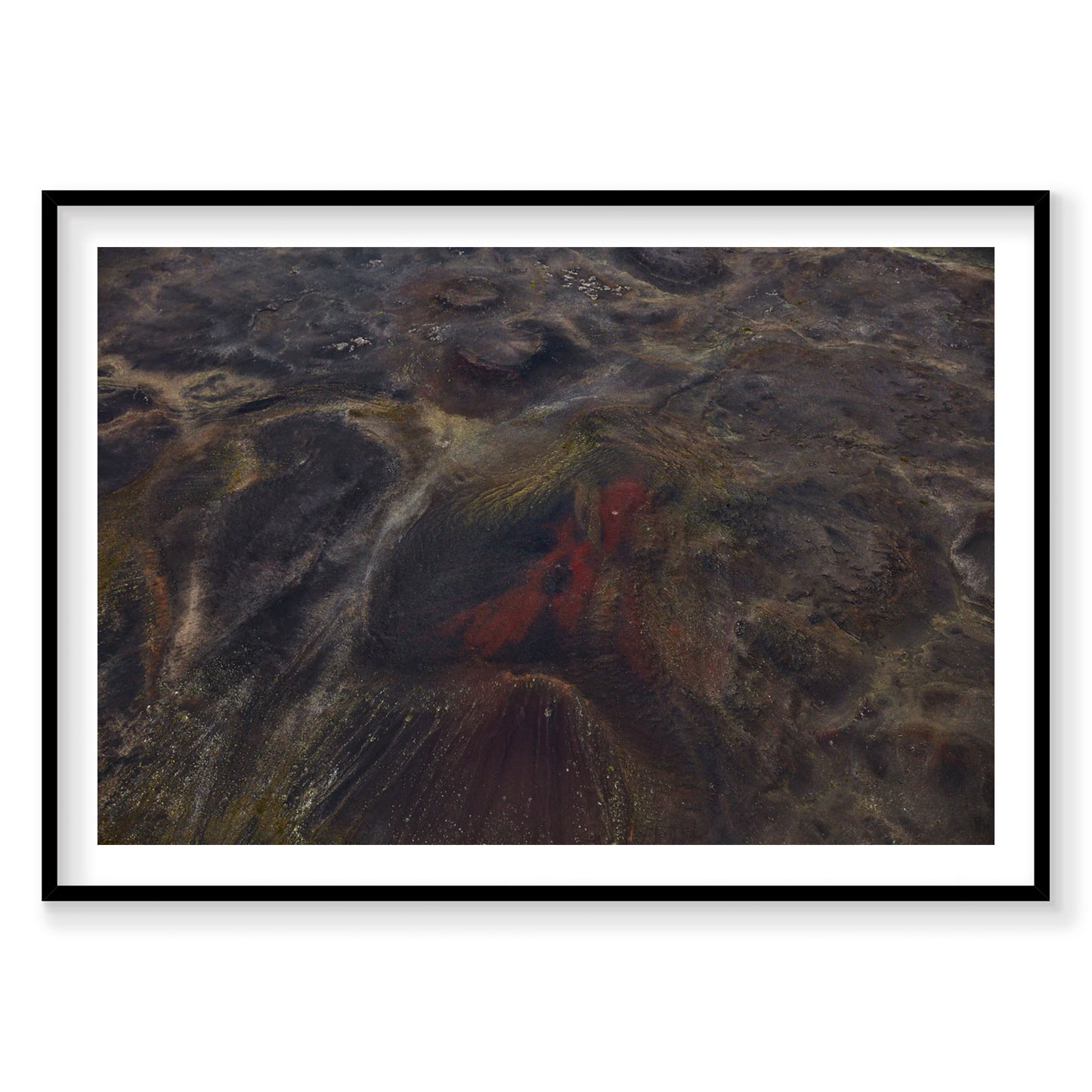 Red Earth, Iceland, Horizontal Print