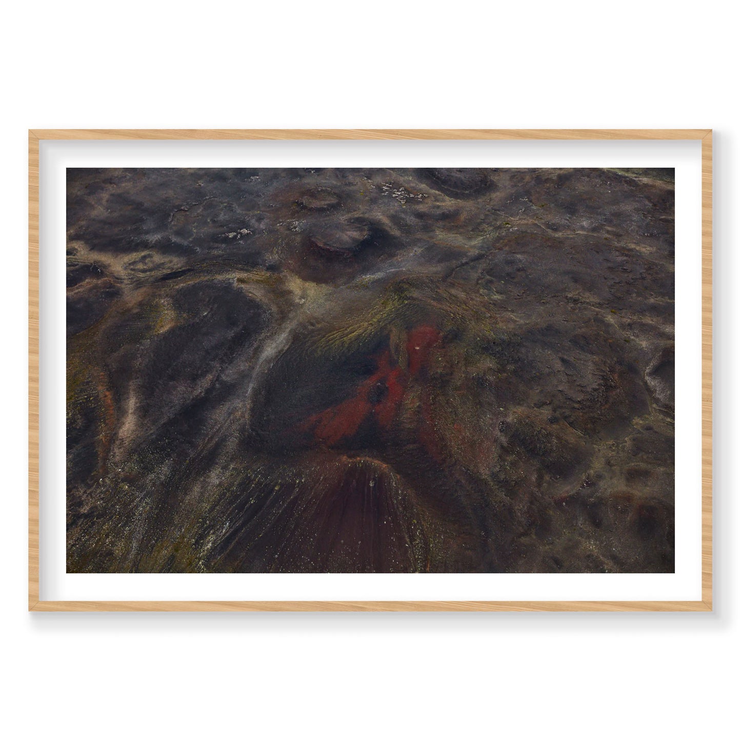 Red Earth, Iceland, Horizontal Print