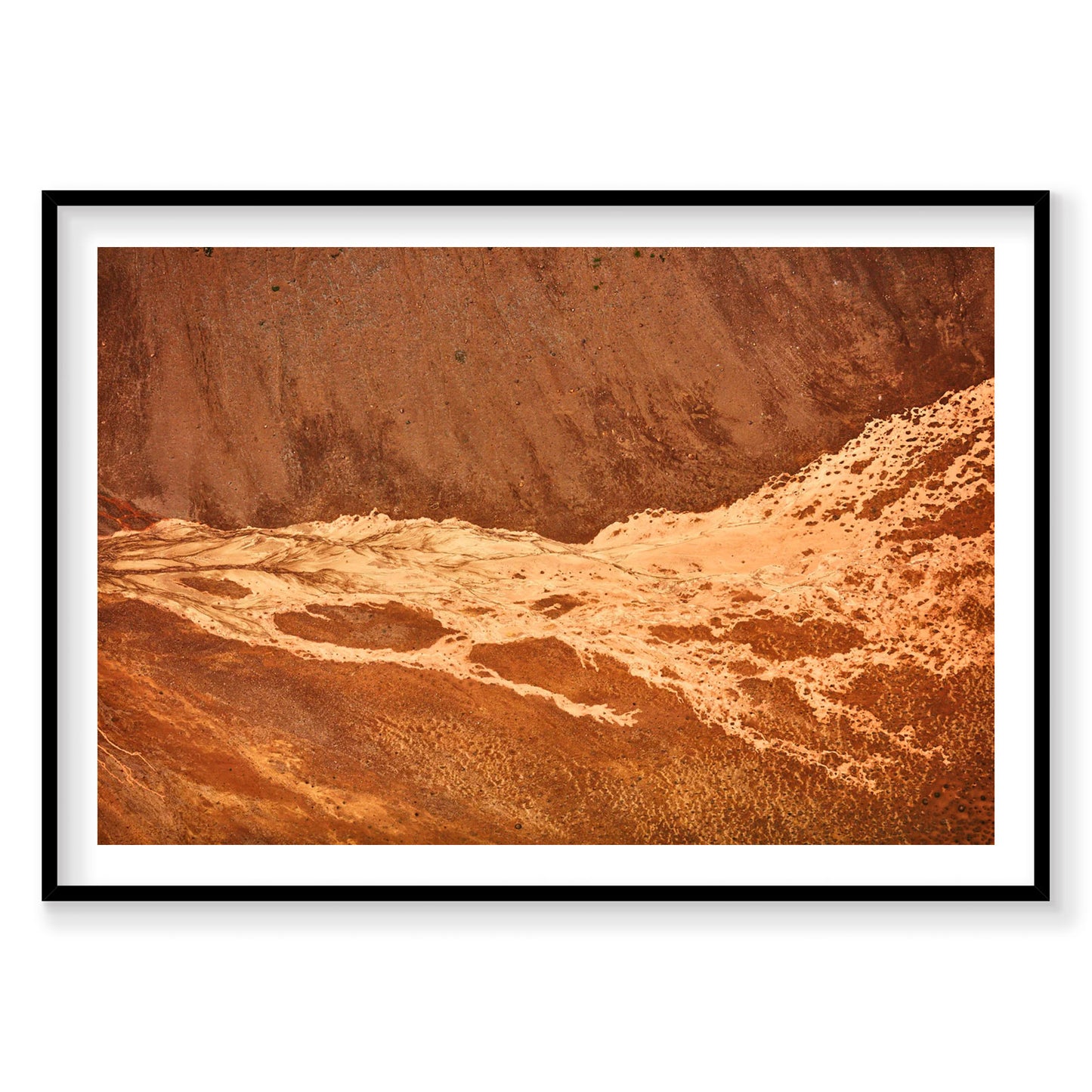 Streams, Iceland, Horizontal Print