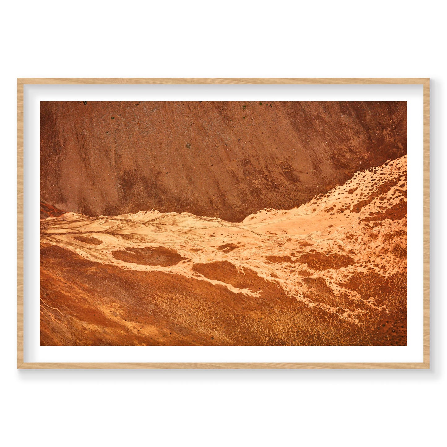 Streams, Iceland, Horizontal Print