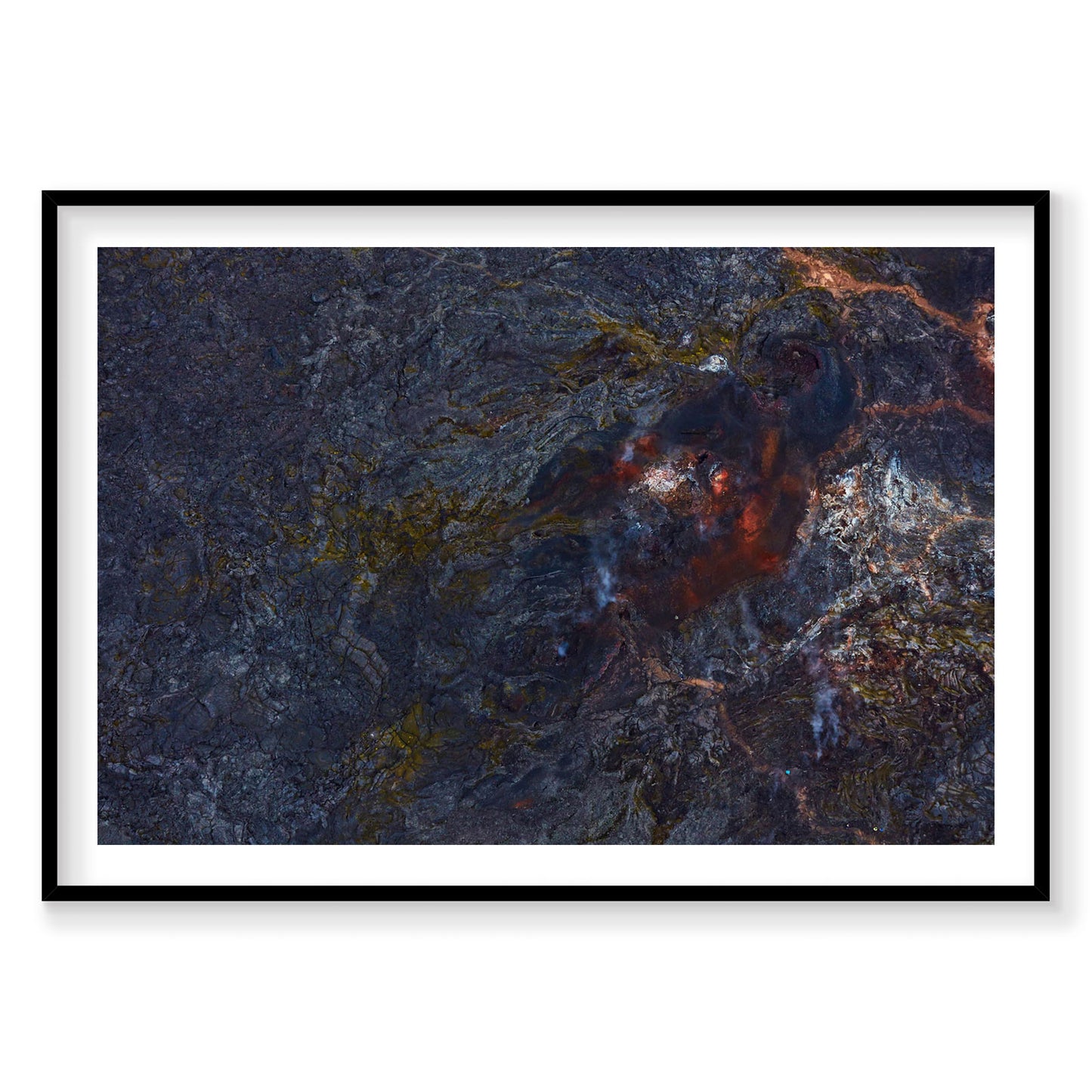 Volcanic, Iceland, Horizontal Print