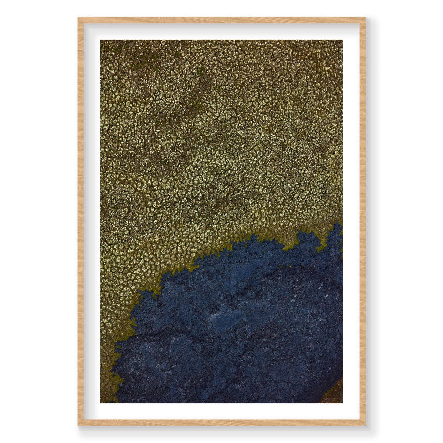 Moss Green, Iceland, Vertical Print
