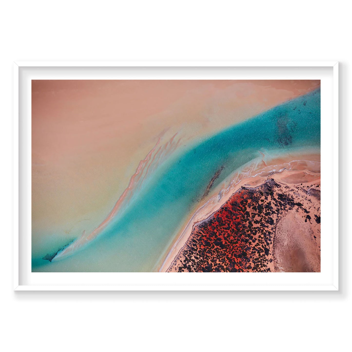 Inlet, Shark Bay, Horizontal Print