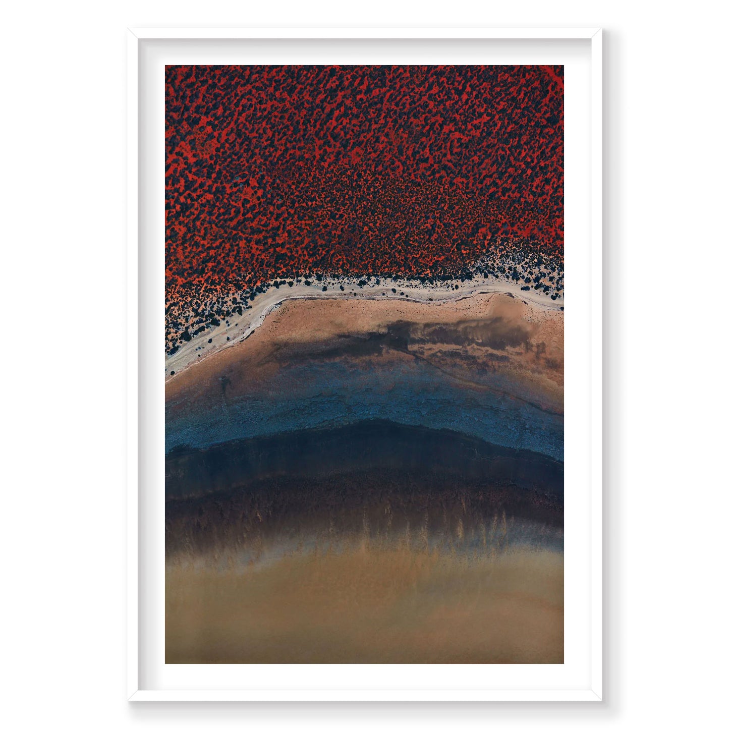 Blue Sand, Shark Bay, Vertical Print