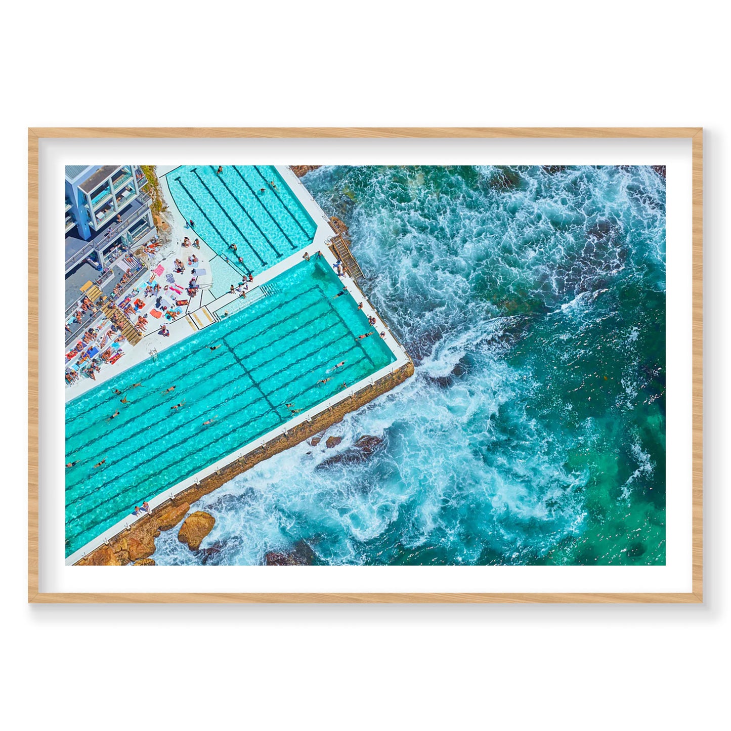 Icebergs Pool, Horizontal Print