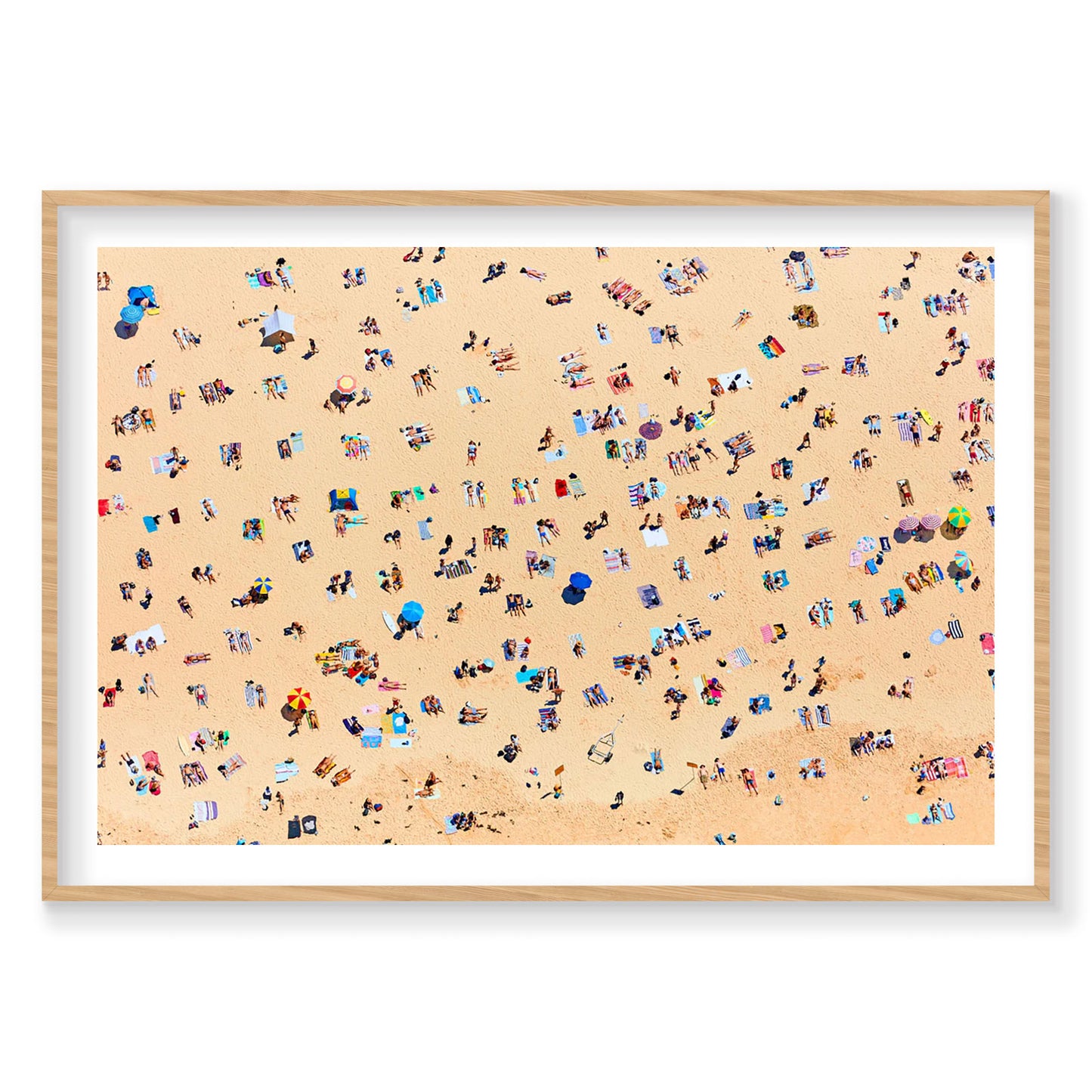 Bondi Beach Sunbathers, Horizontal Print