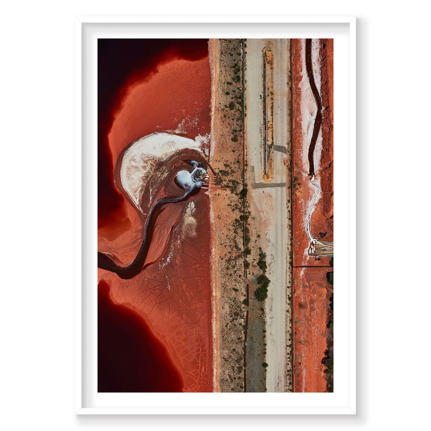Chemical Spill, Western Australia, Vertical Print
