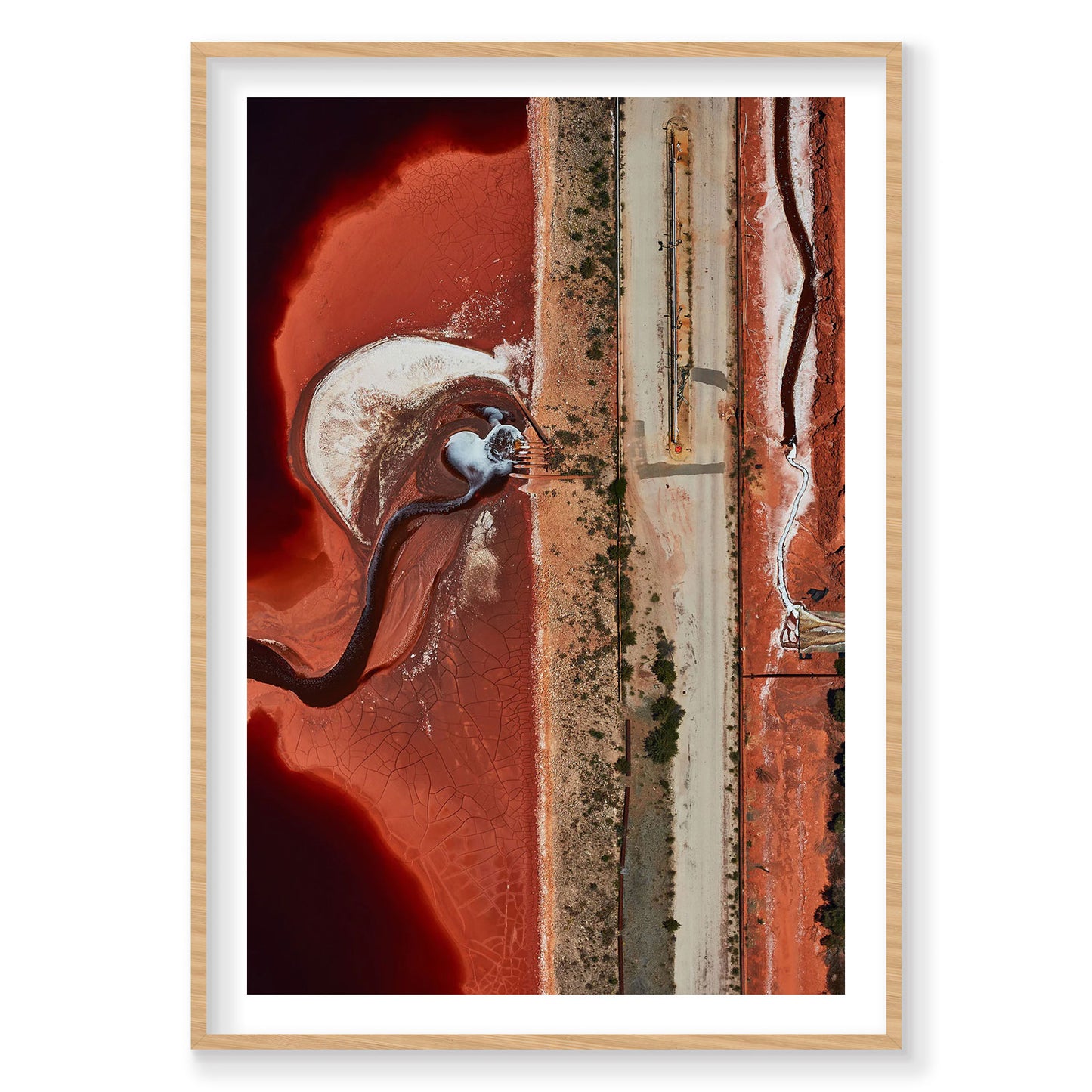 Chemical Spill, Western Australia, Vertical Print