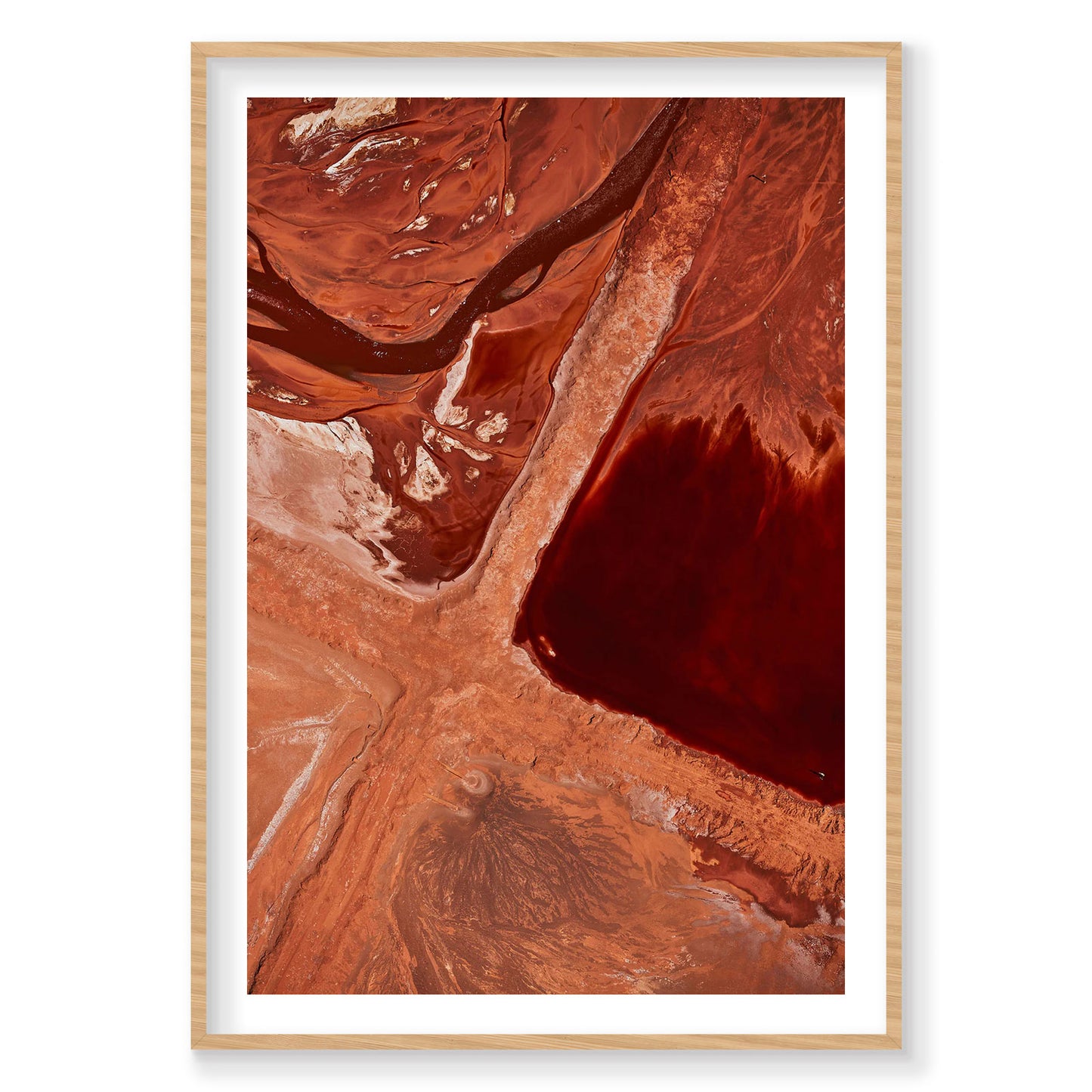 Caustic, Western Australia, Vertical Print
