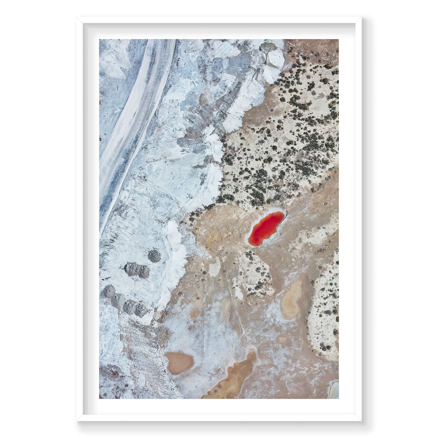 Gemstone, Great Salt Lake, Portrait Print
