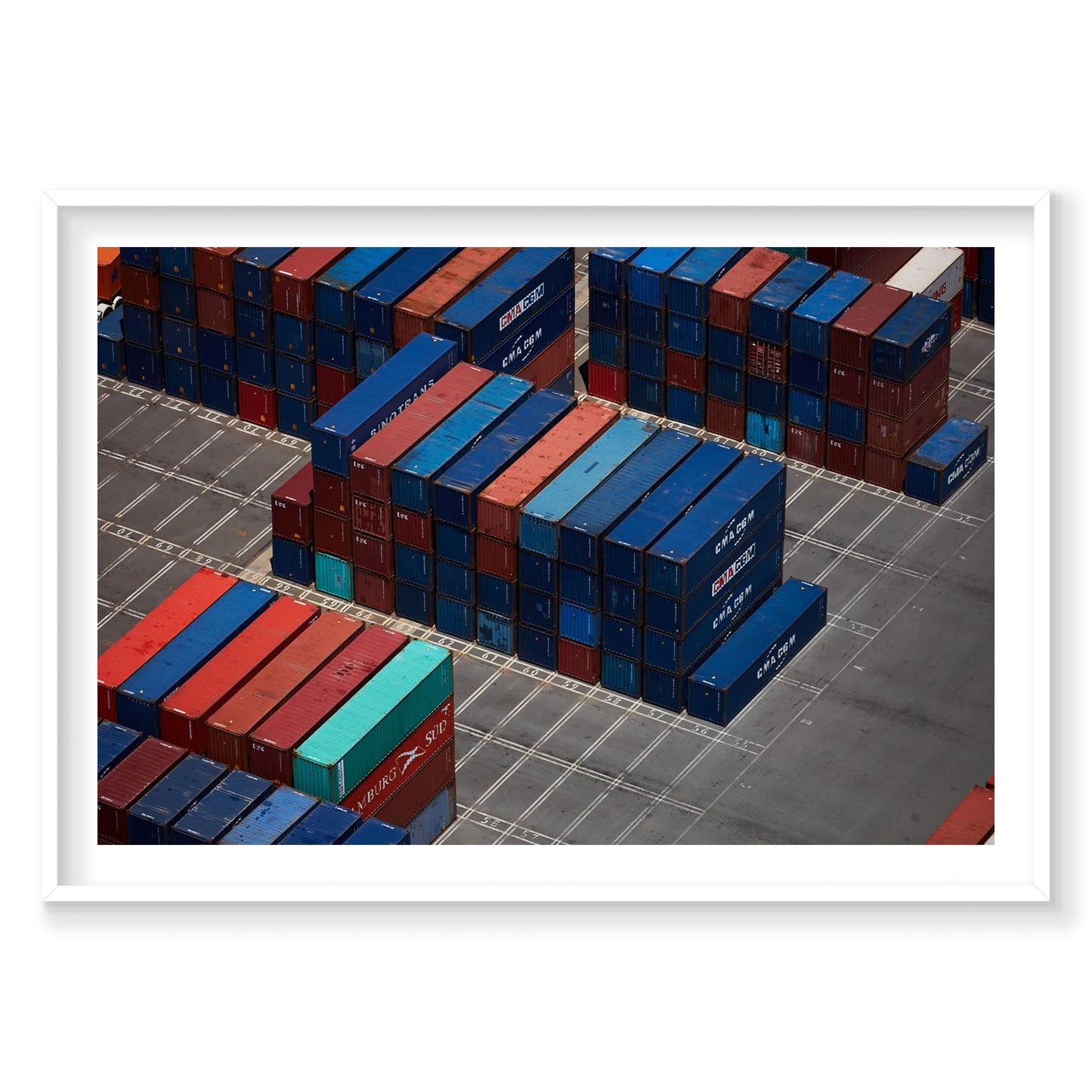 Building Blocks, Botany Bay, Horizontal Print