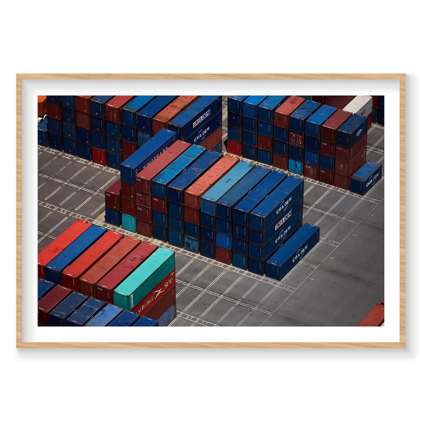Building Blocks, Botany Bay, Horizontal Print