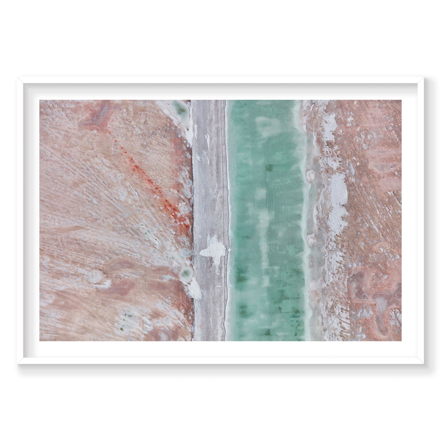 Verdigris, Great Salt Lake, Horizontal Print