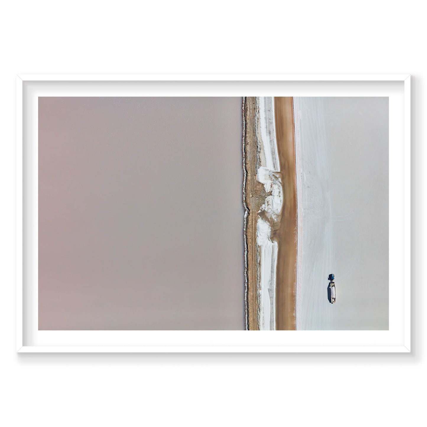 Salt Collection, Great Salt Lake, Horizontal Print