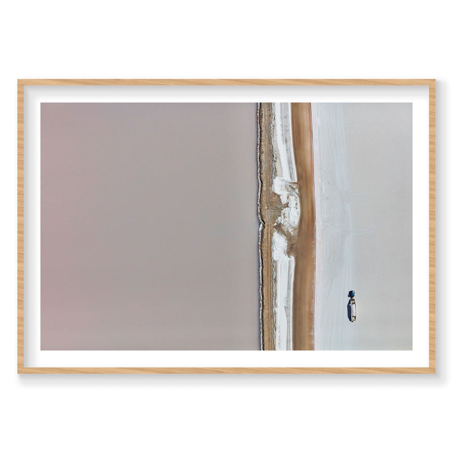Salt Collection, Great Salt Lake, Horizontal Print