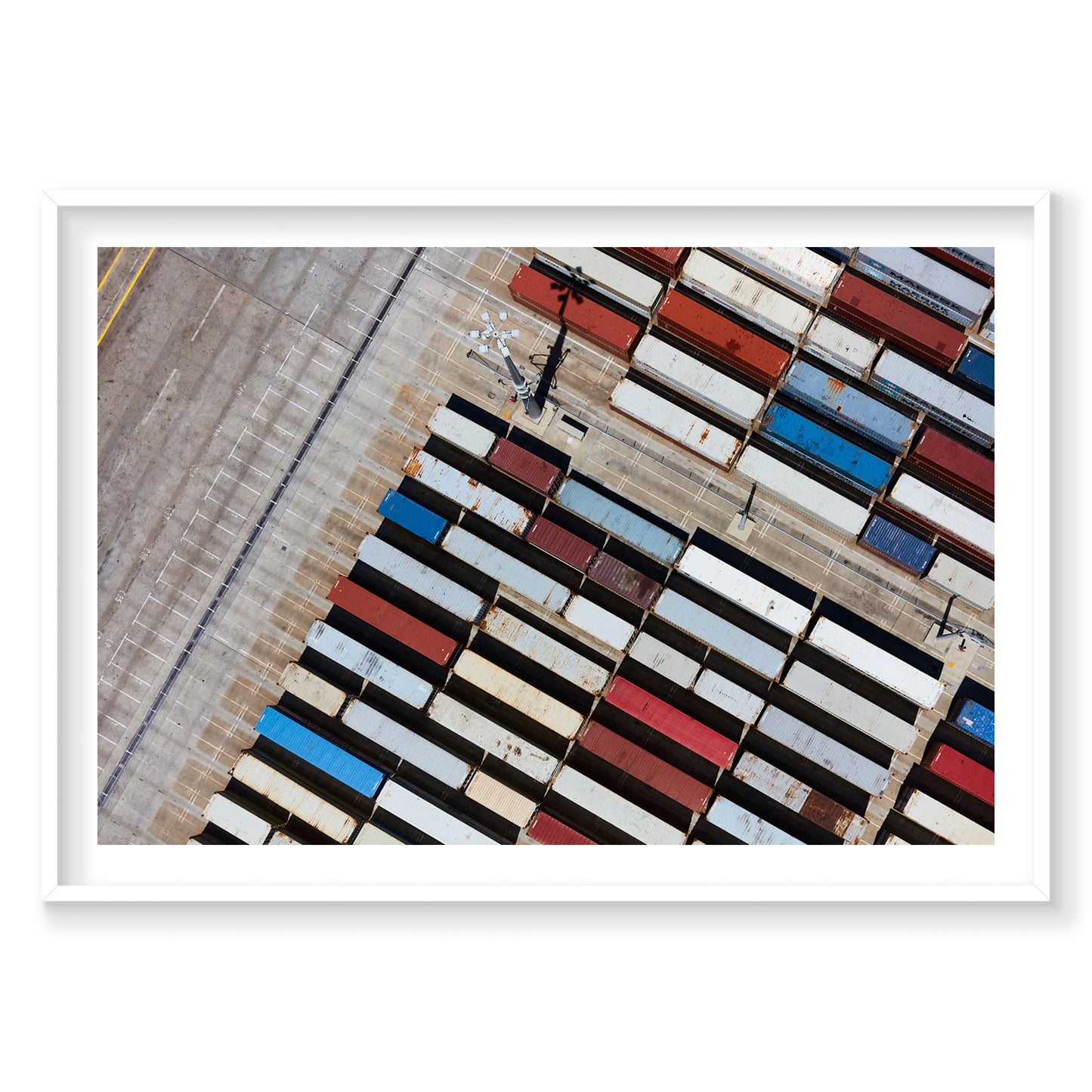 Grayscale, Botany Bay, Horizontal Print