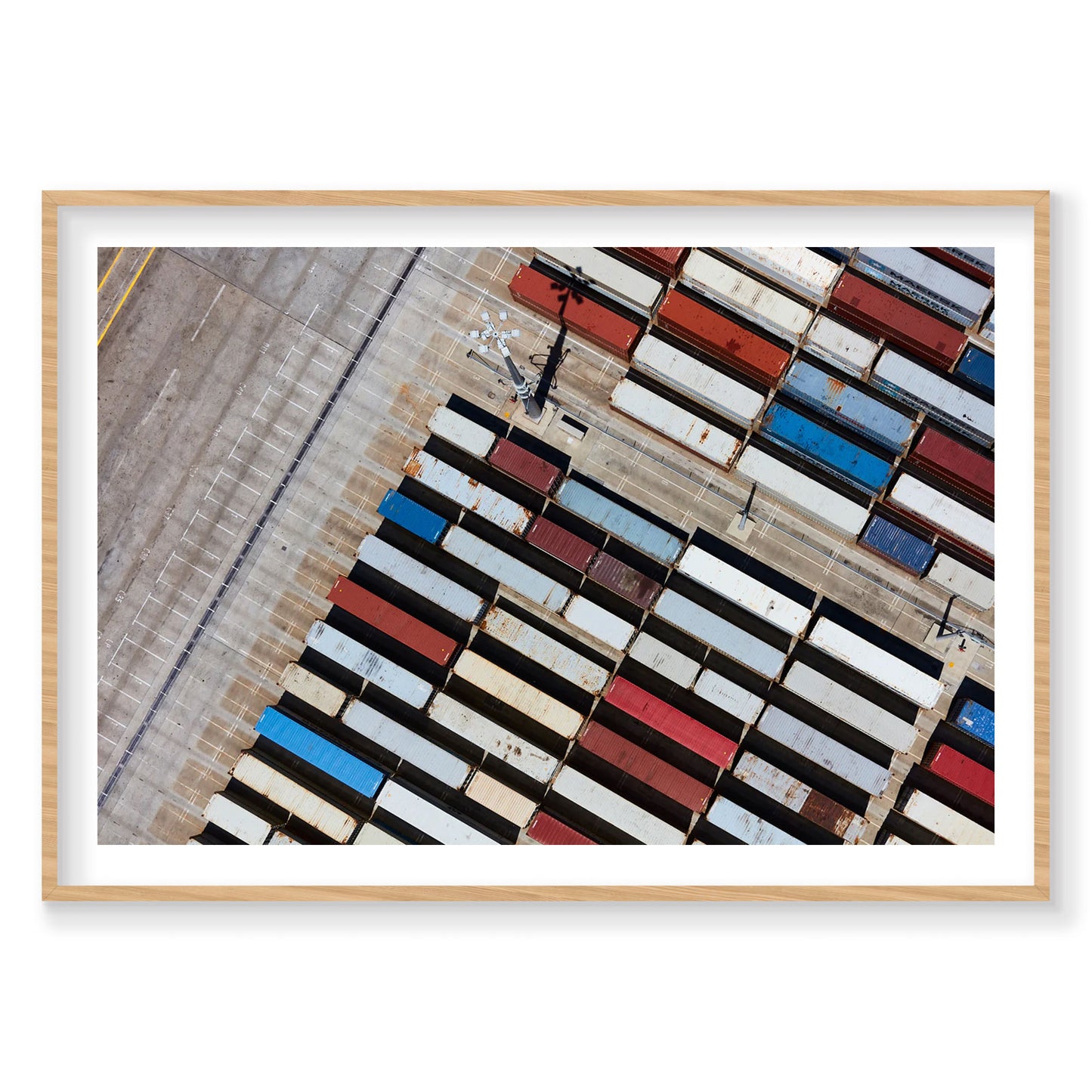 Grayscale, Botany Bay, Horizontal Print