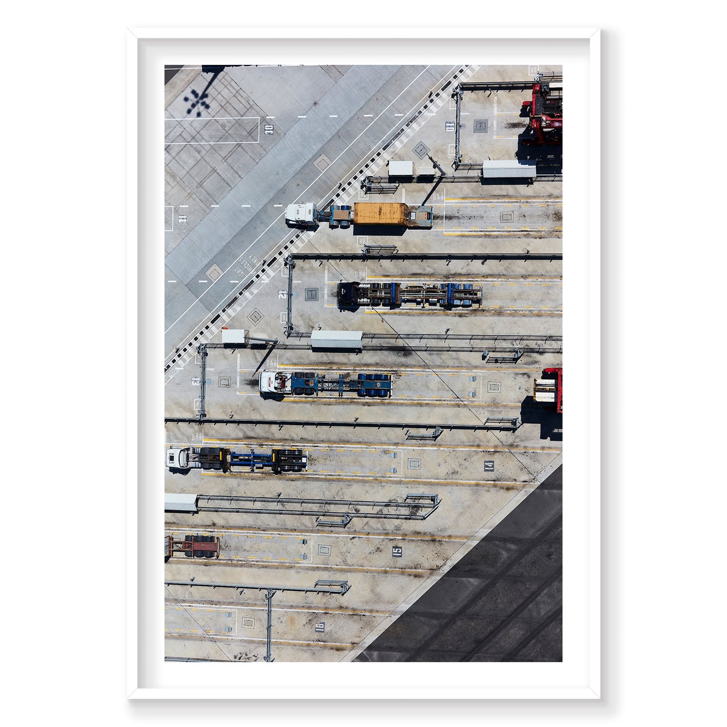 Pit Stop, Botany Bay, Vertical Print