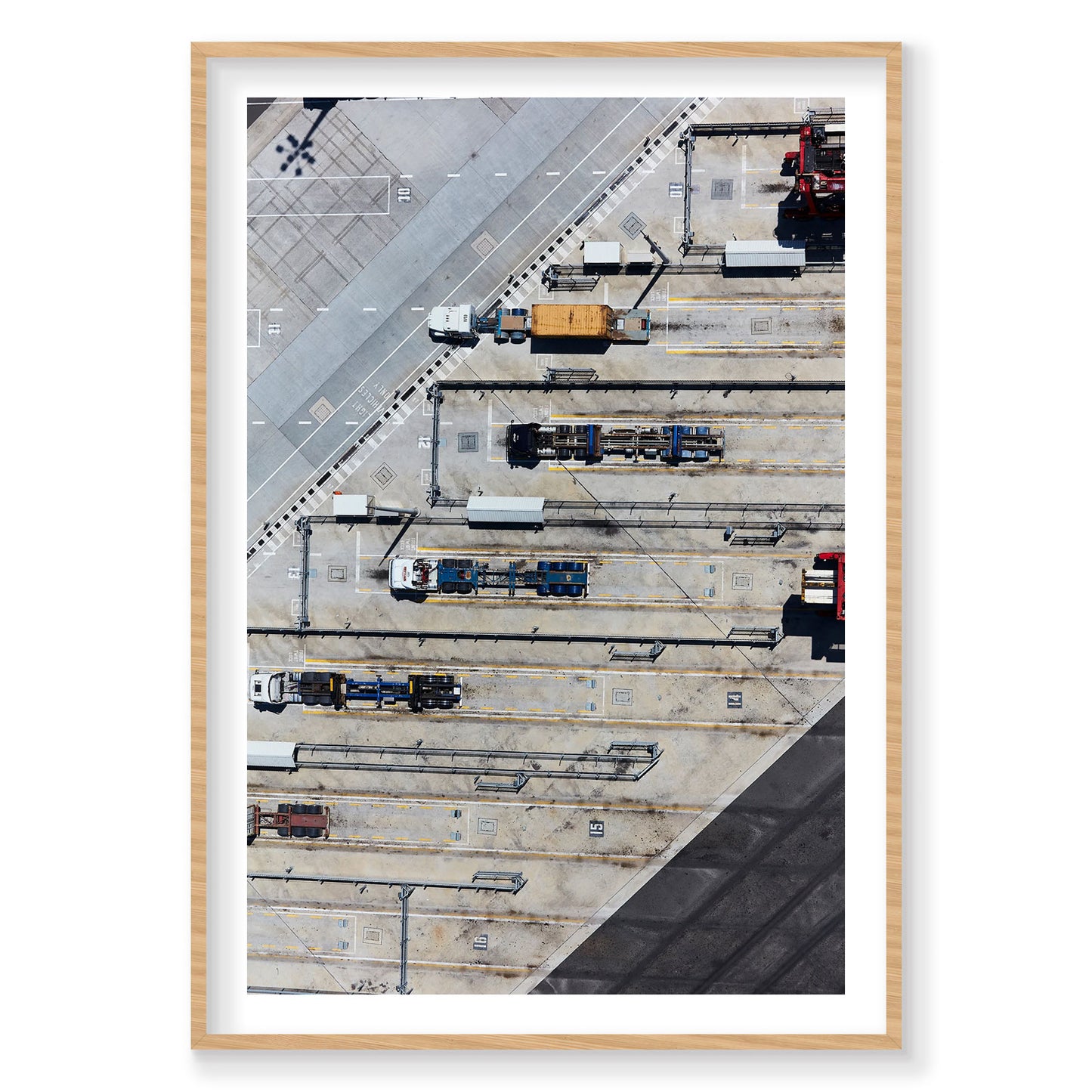 Pit Stop, Botany Bay, Vertical Print