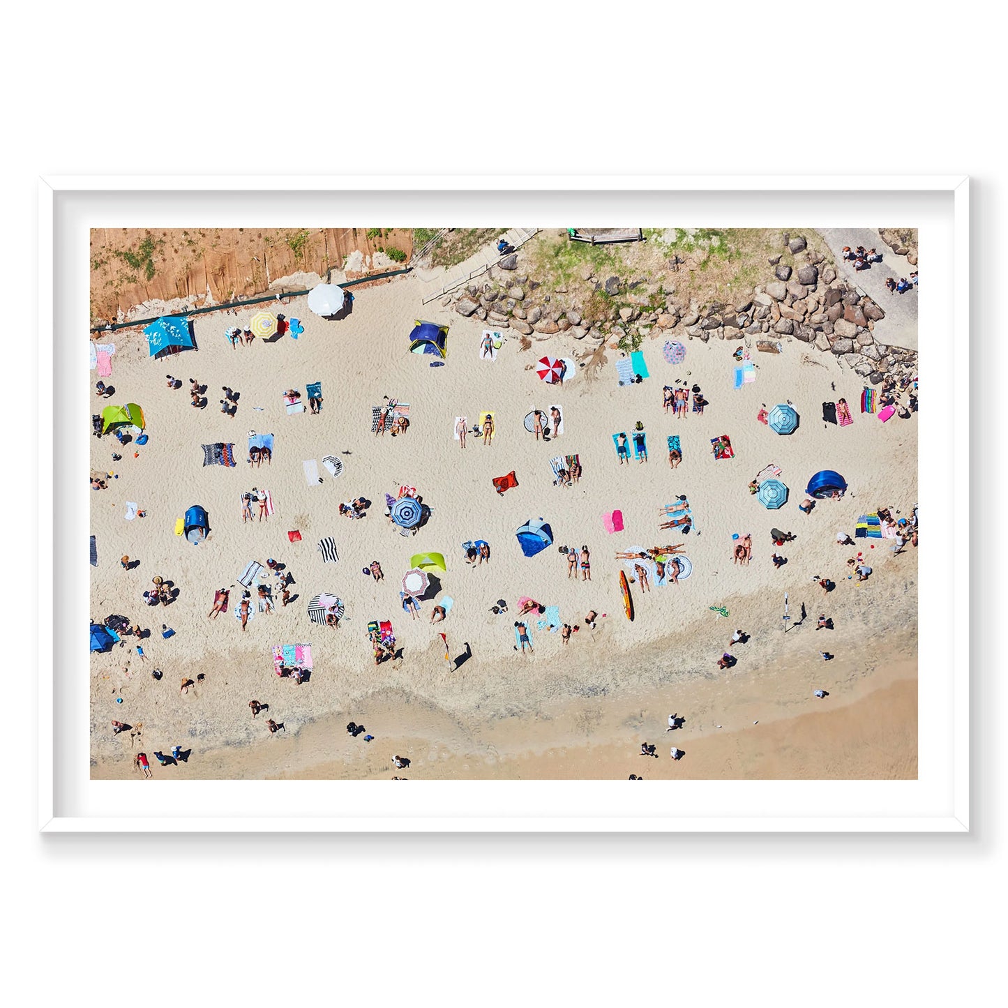 Sunbathers, Byron Bay, Horizontal Print