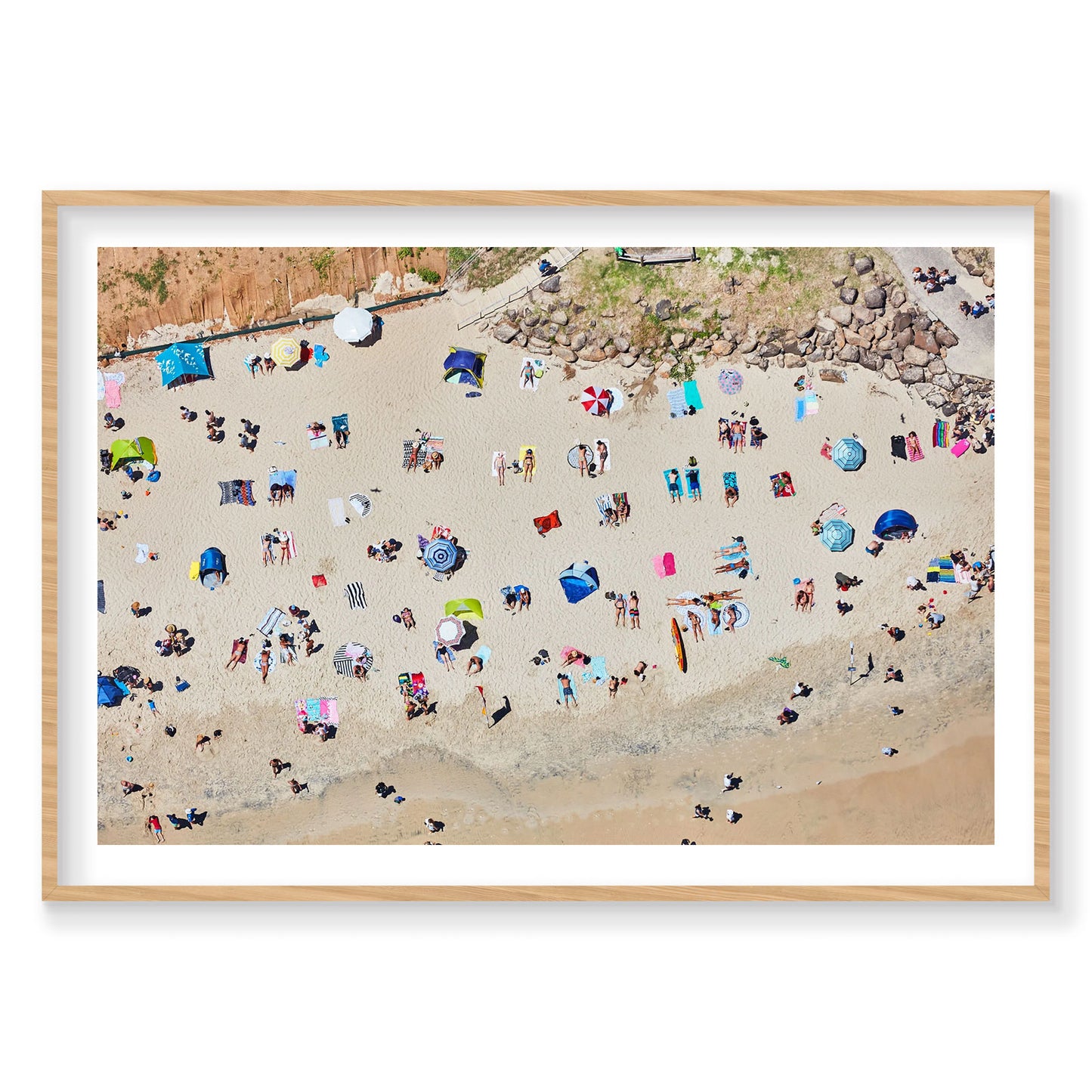 Sunbathers, Byron Bay, Horizontal Print