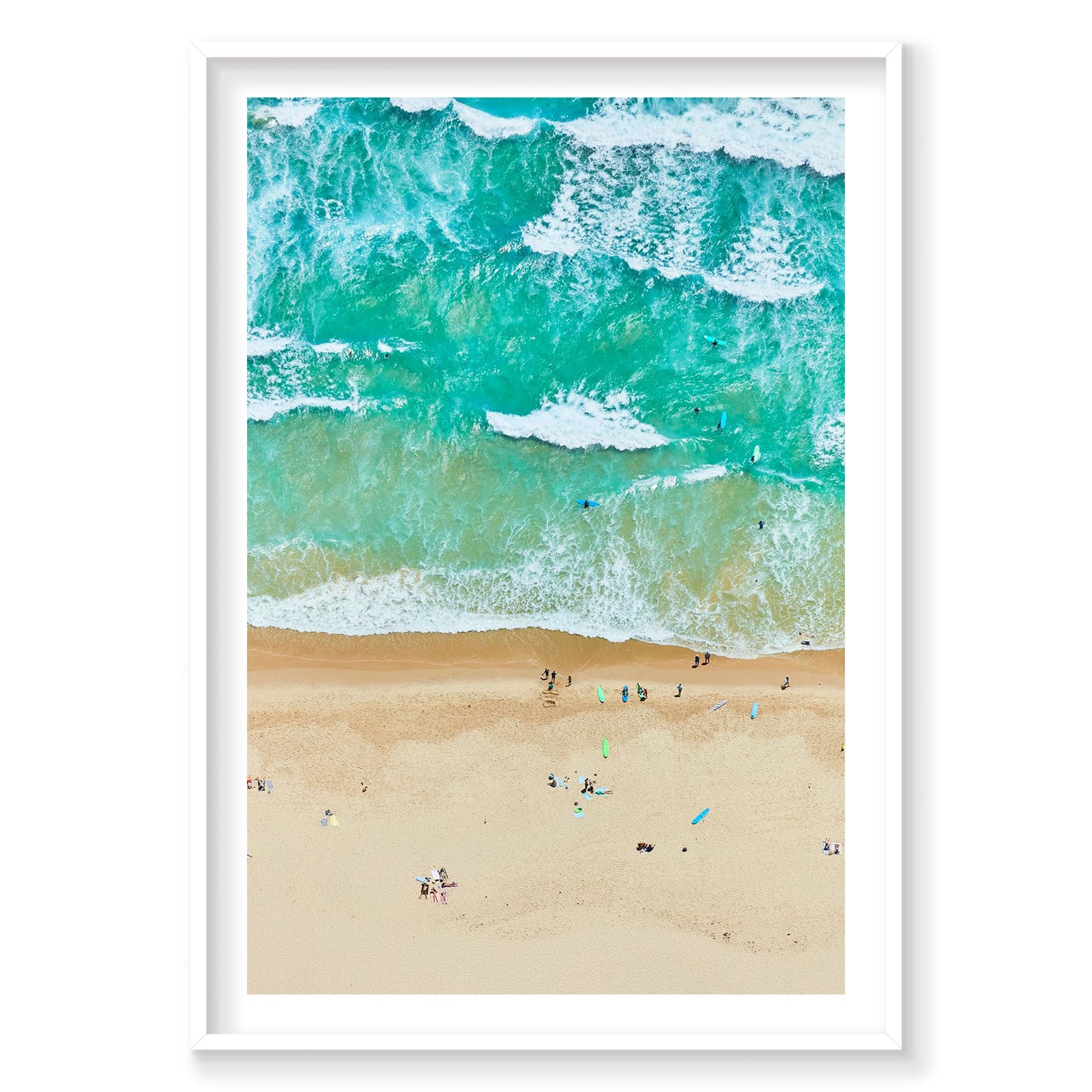 Tallow Beach, Byron Bay, Vertical Print