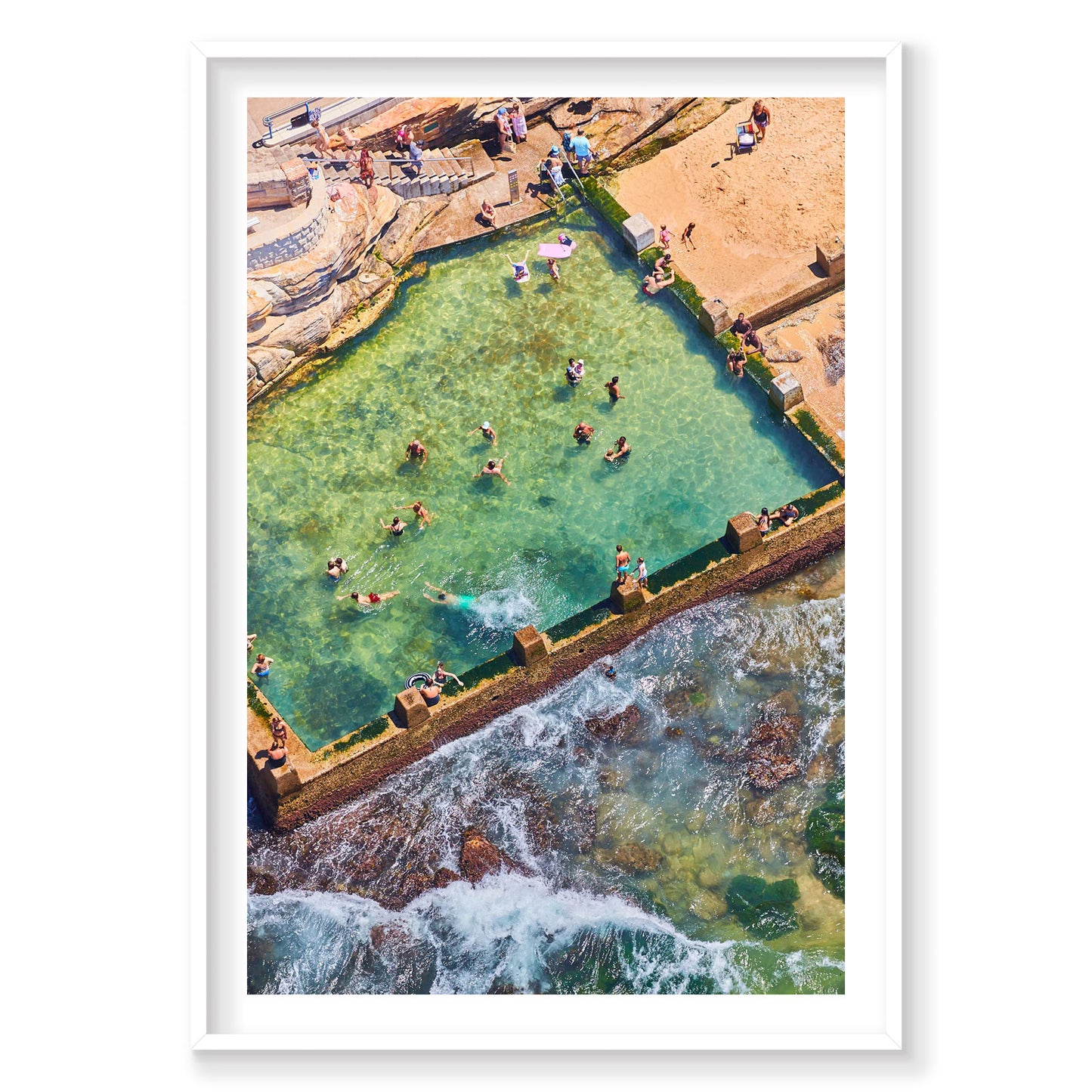 Coogee Ocean Pool, Vertical Print