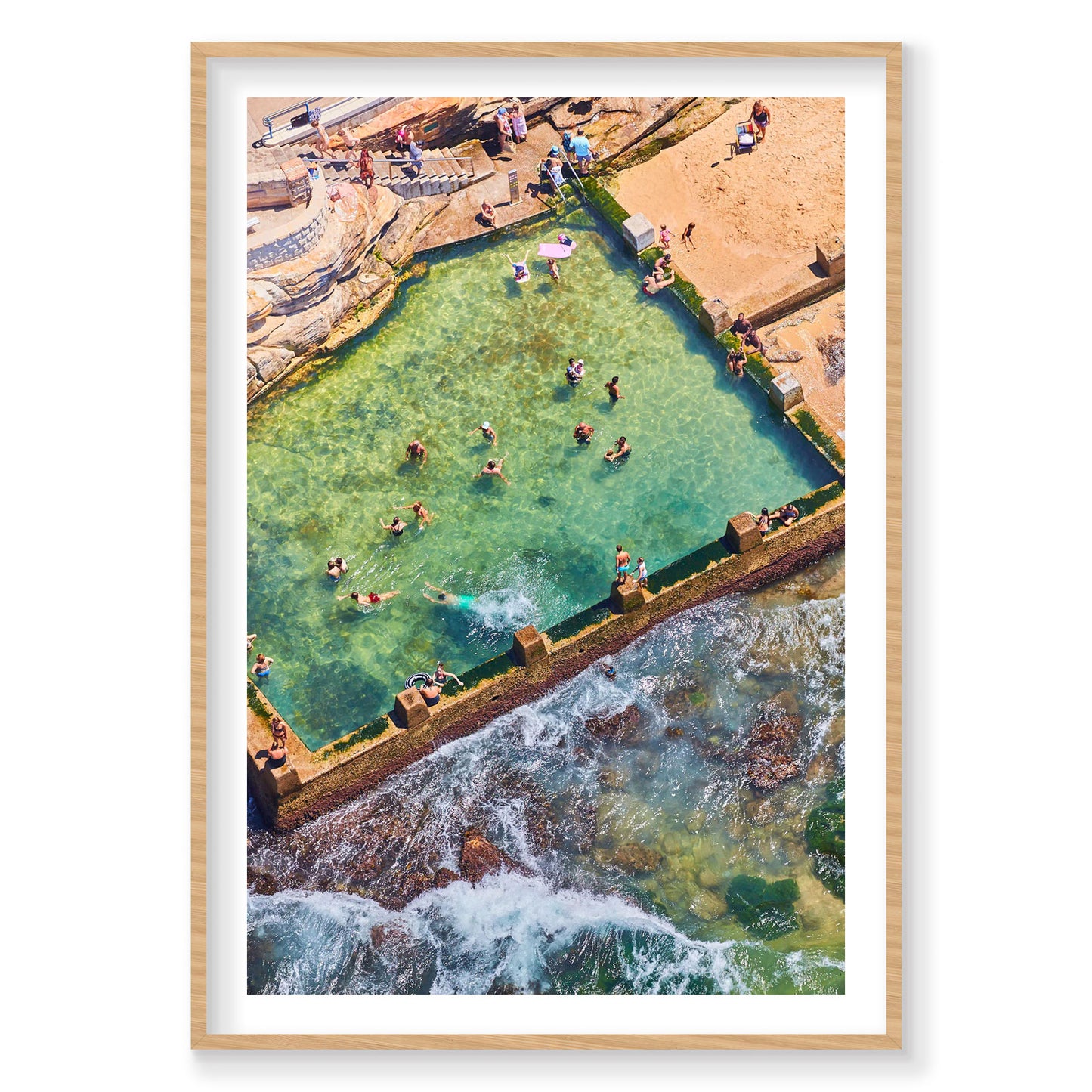 Coogee Ocean Pool, Vertical Print