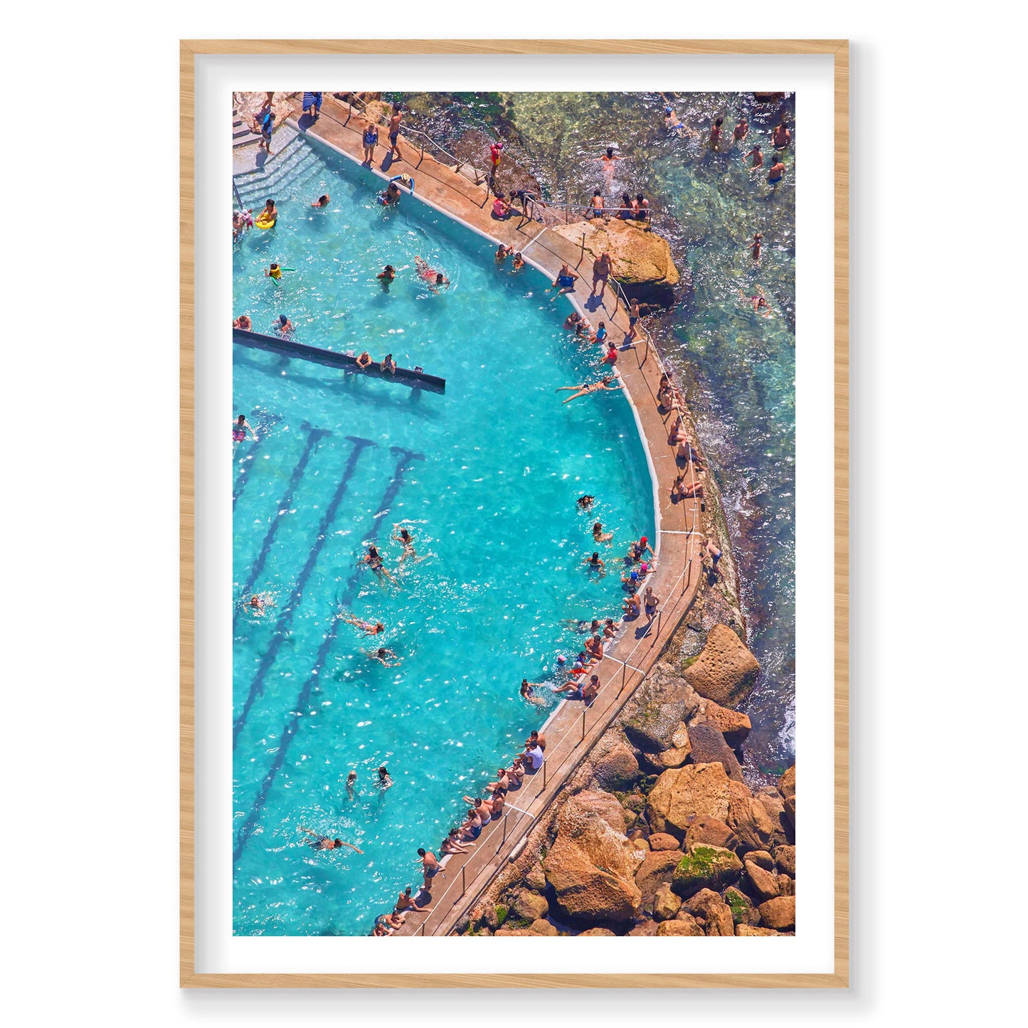 Bronte Baths, Vertical Print