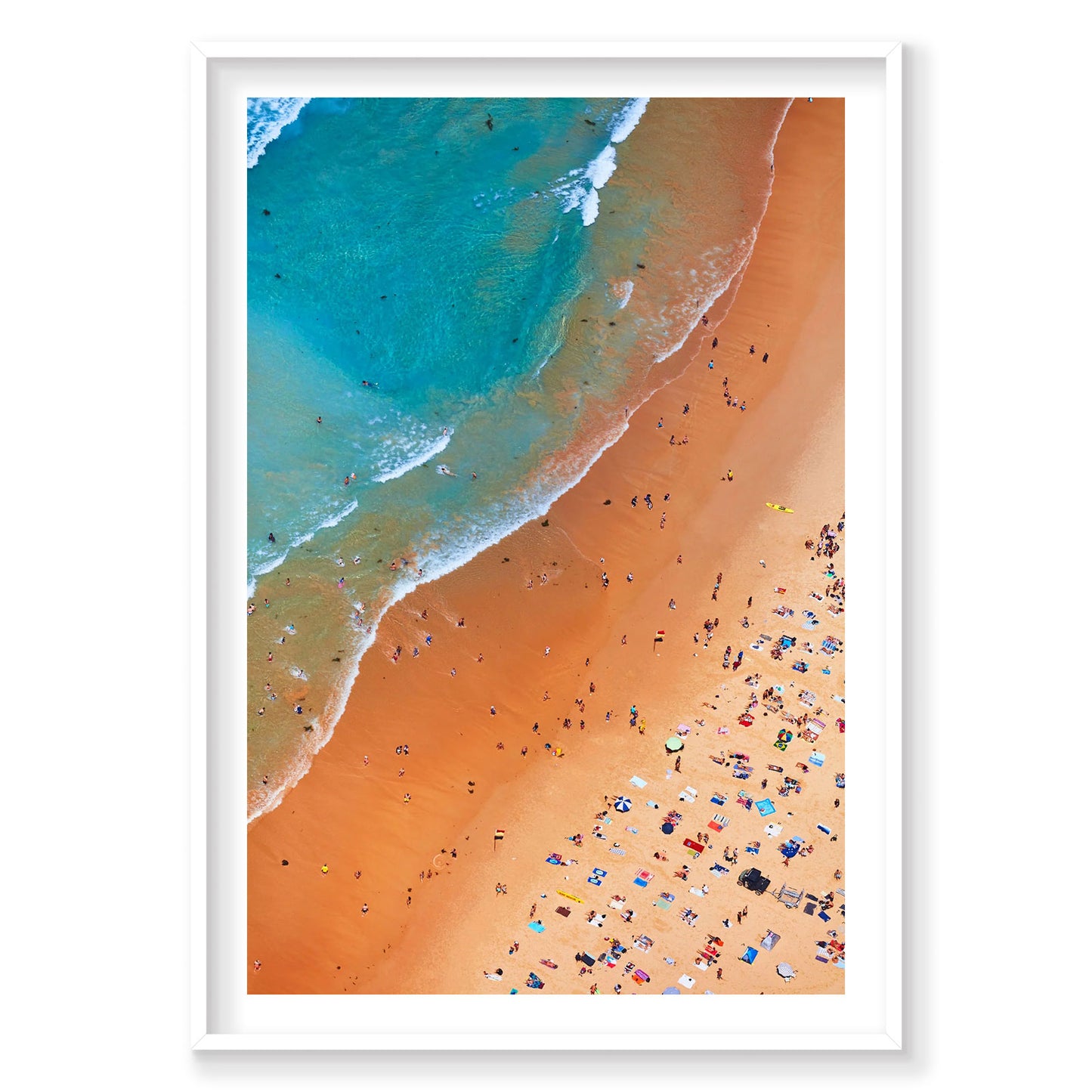 Manly Coastline, Vertical Print