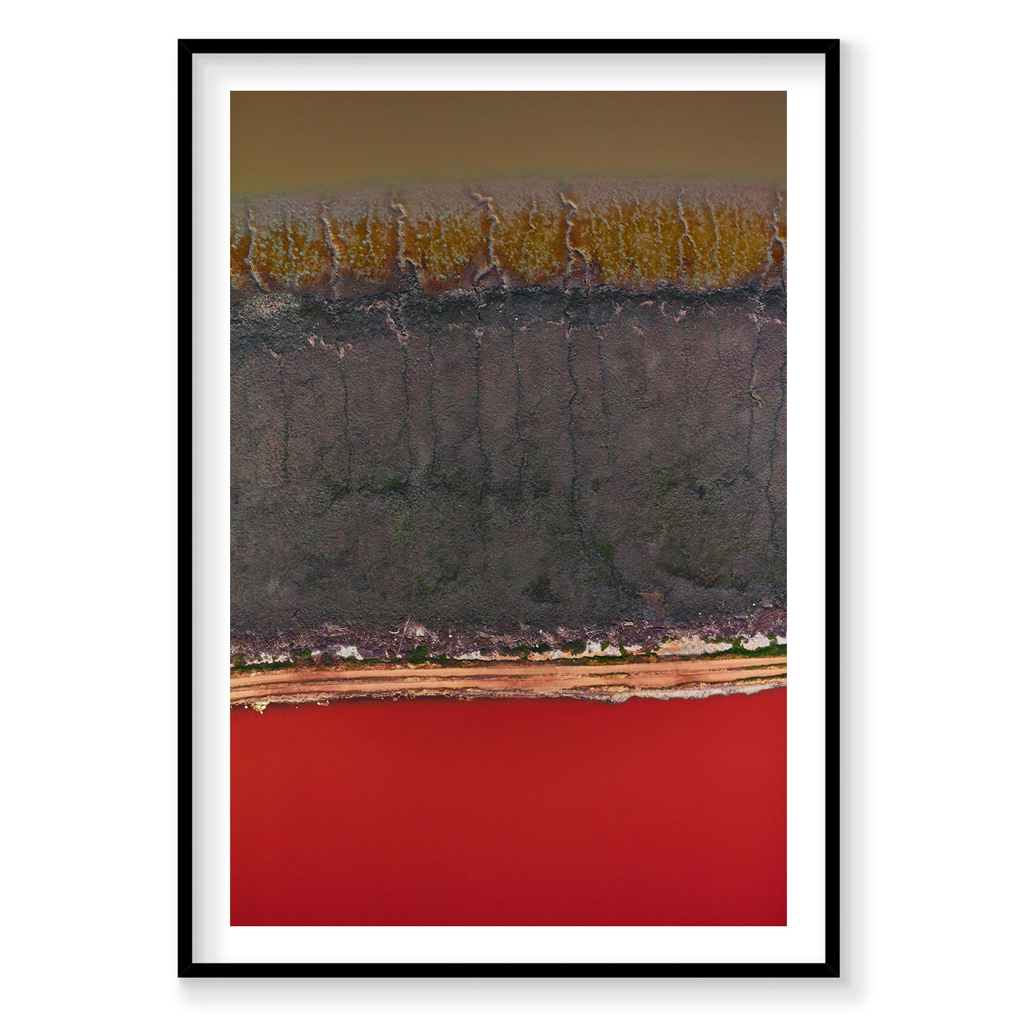Lightning, San Francisco Bay, Vertical Print