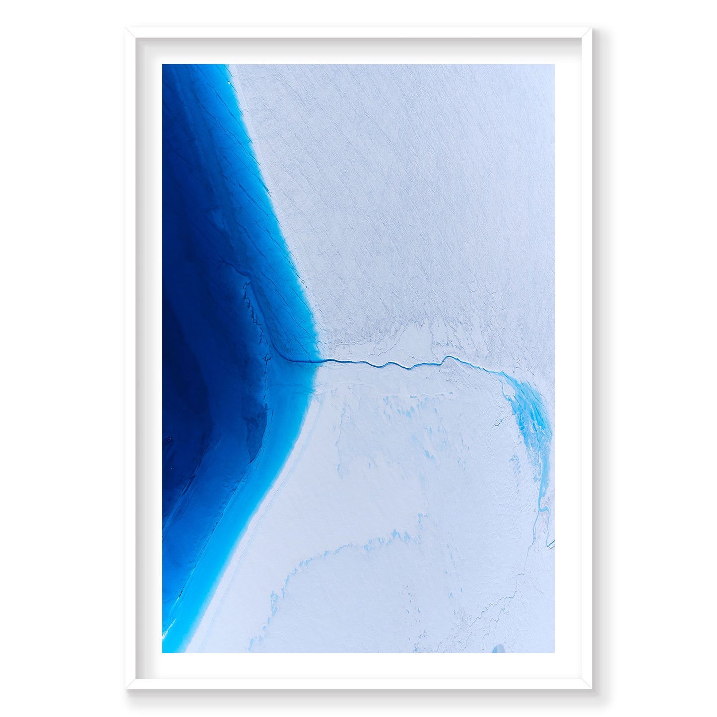 Ice Sheet, Greenland, Vertical Print