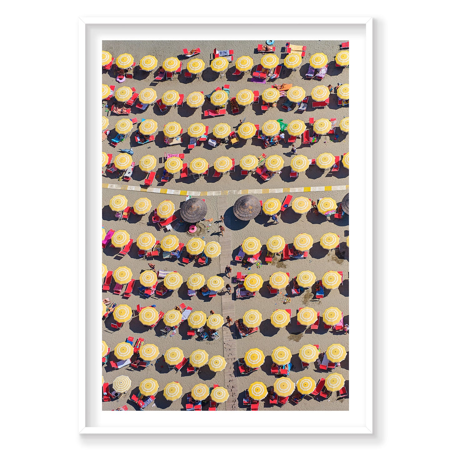 Yellow & White, Italy, Vertical Print