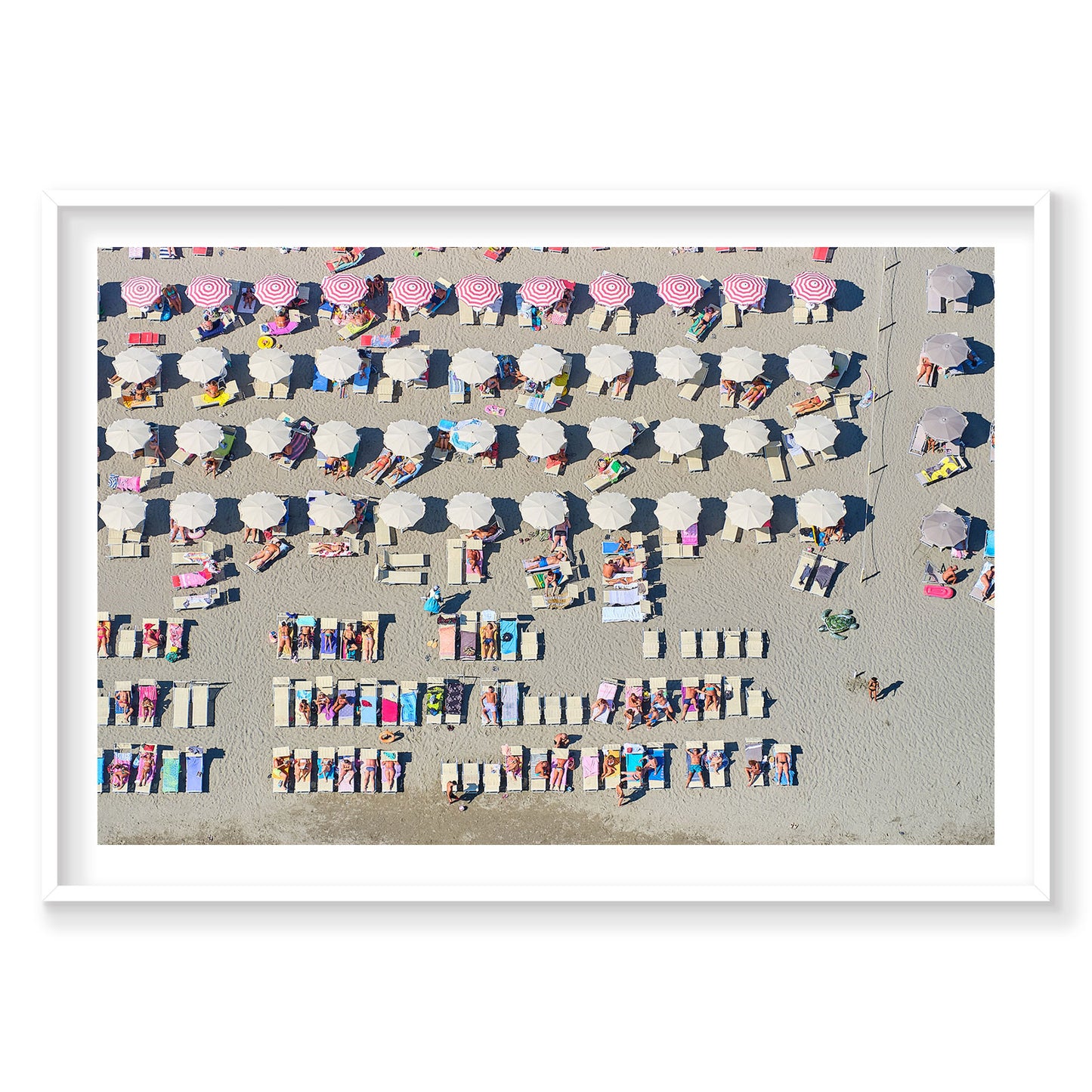 Beach Life, Italy, Horizontal Print