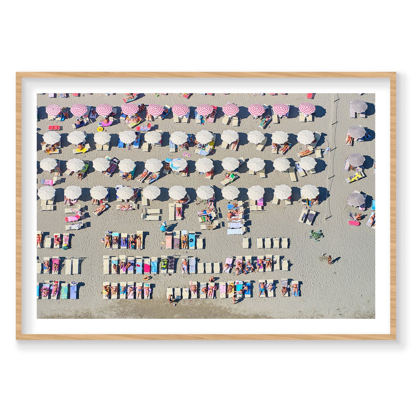 Beach Life, Italy, Horizontal Print