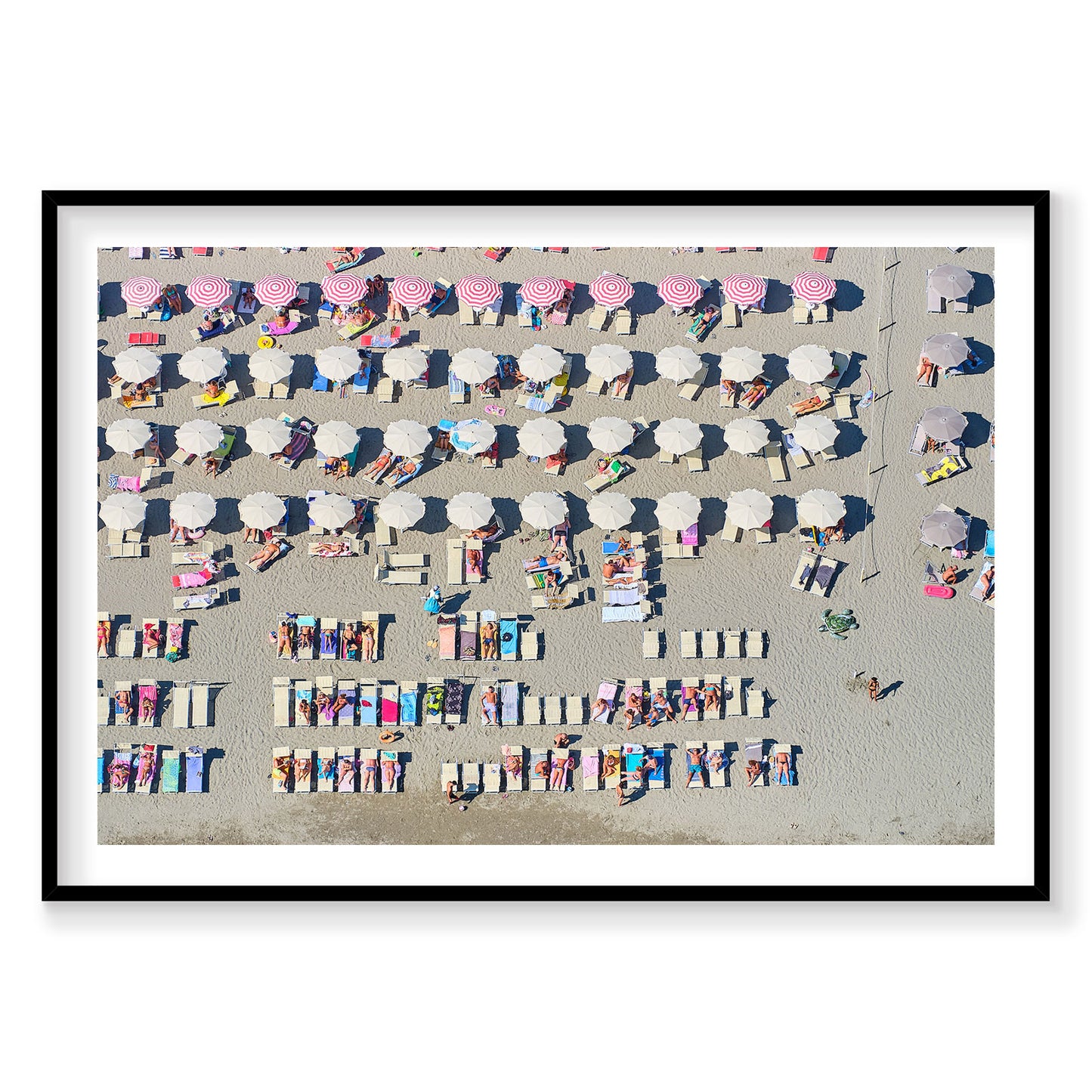 Beach Life, Italy, Horizontal Print