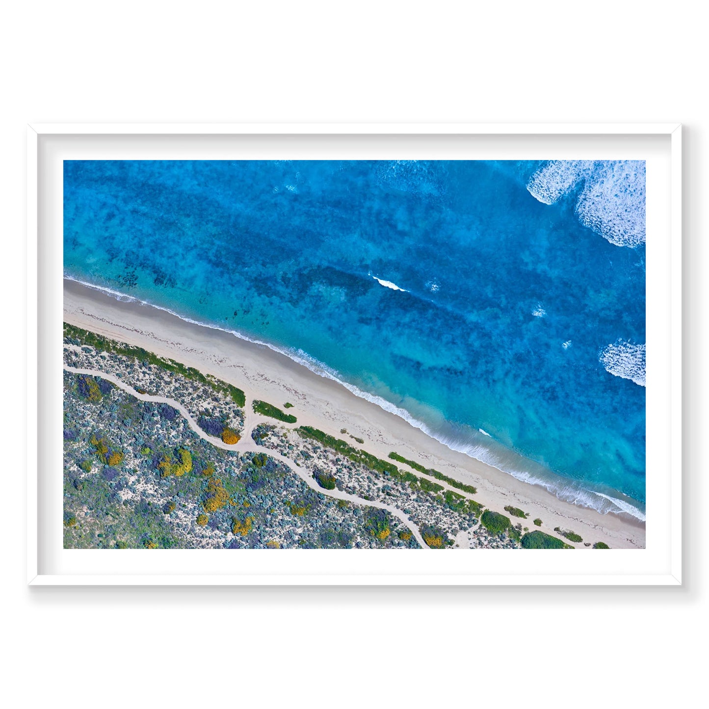 Clear Blue, Kalbarri, Horizontal Print