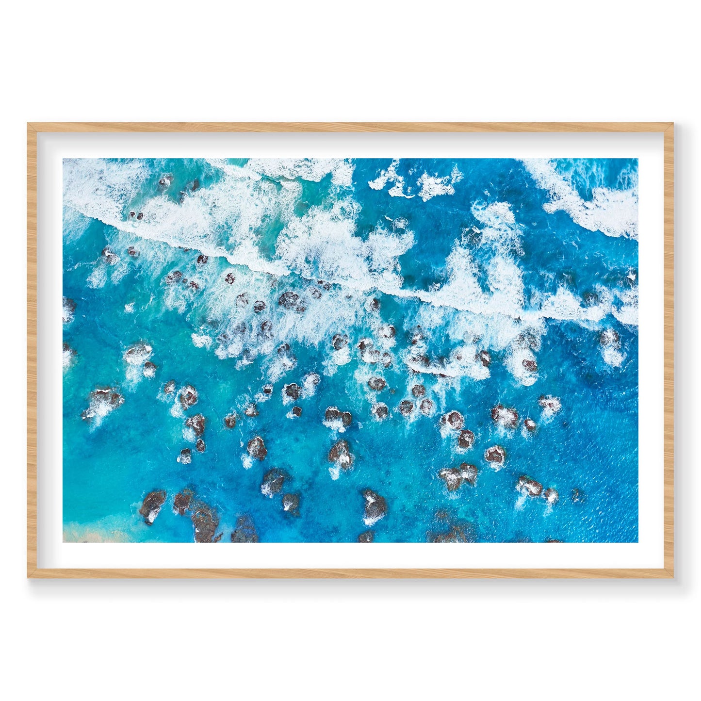 Crashing Waves, Kalbarri, Horizontal Print