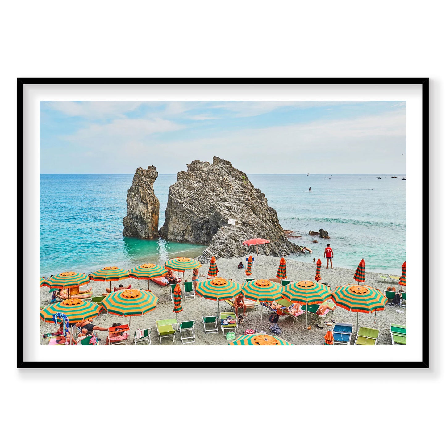 Monterosso Rock, Cinque Terre, Horizontal Print