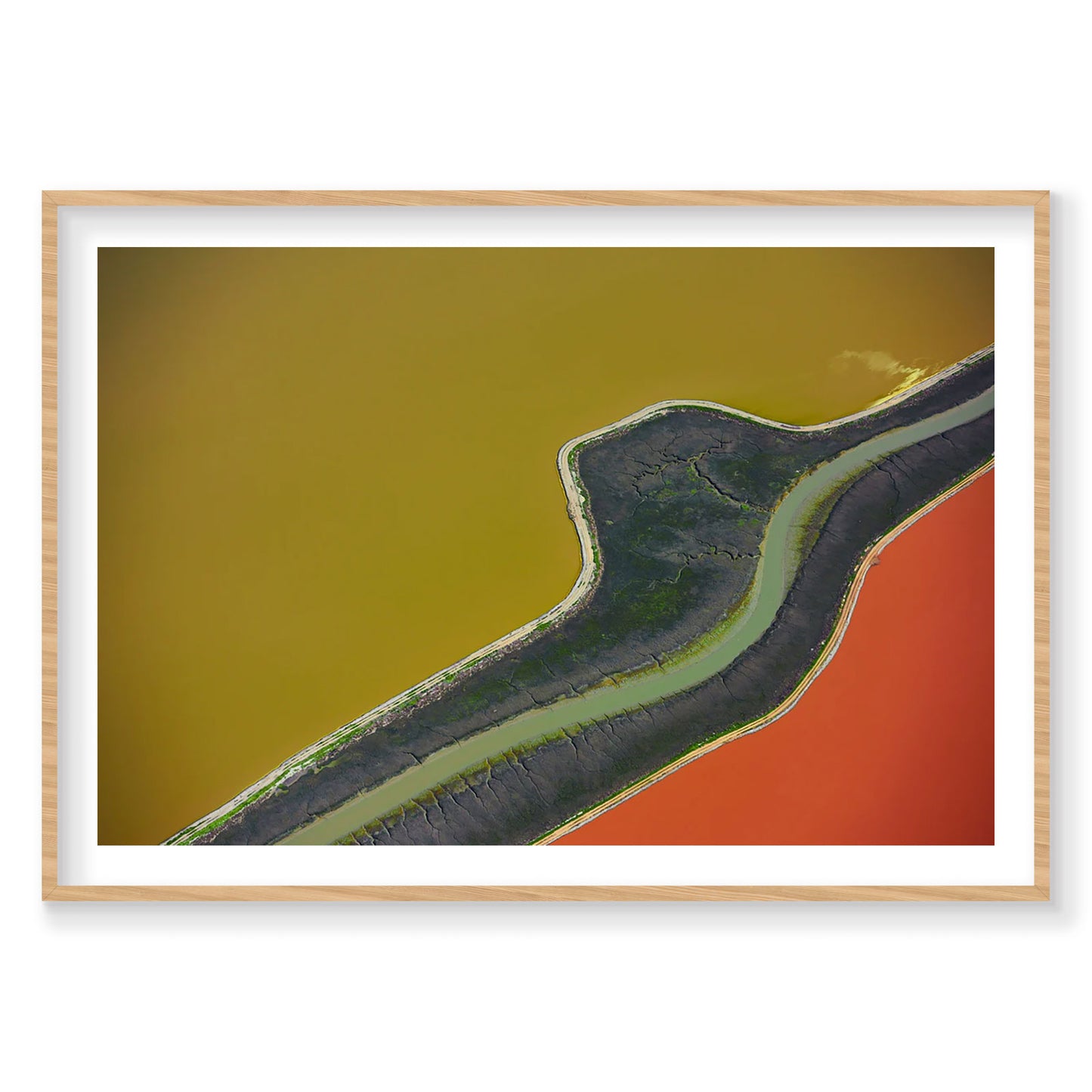 Block Colours, San Francisco Bay, Horizontal Print