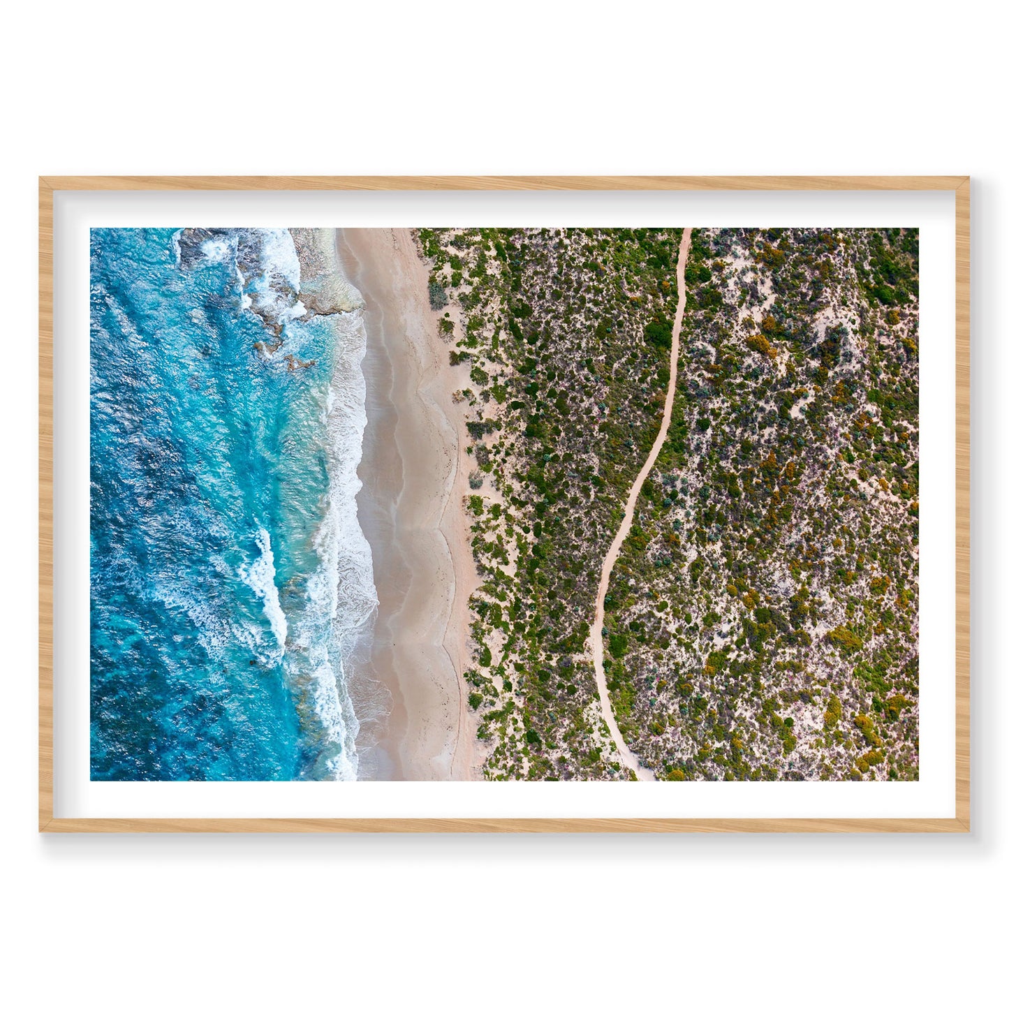 Curves, Kalbarri, Horizontal Print