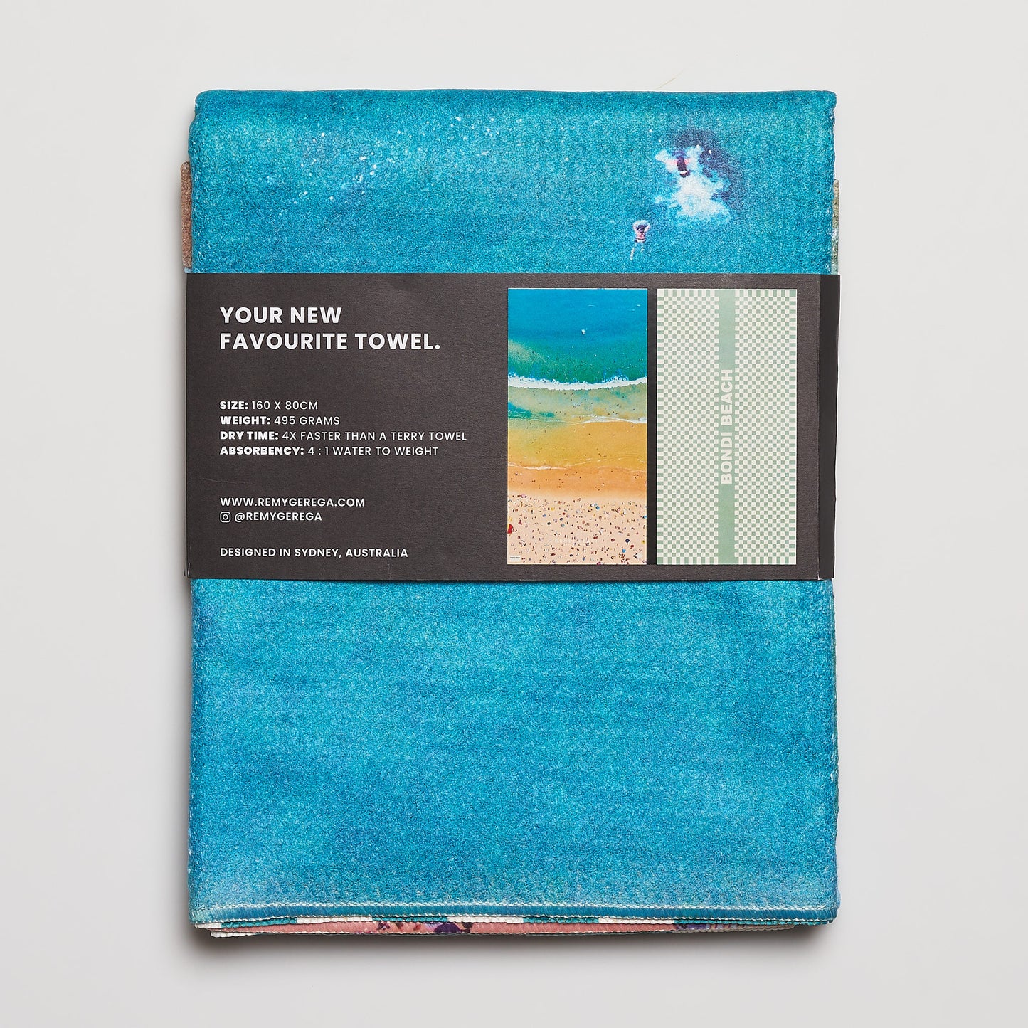 Bondi Beach Quick-Dry Beach Towel