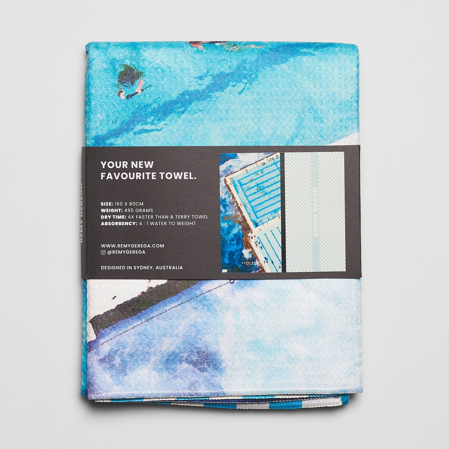 Bondi Swimmers Quick-Dry Beach Towel